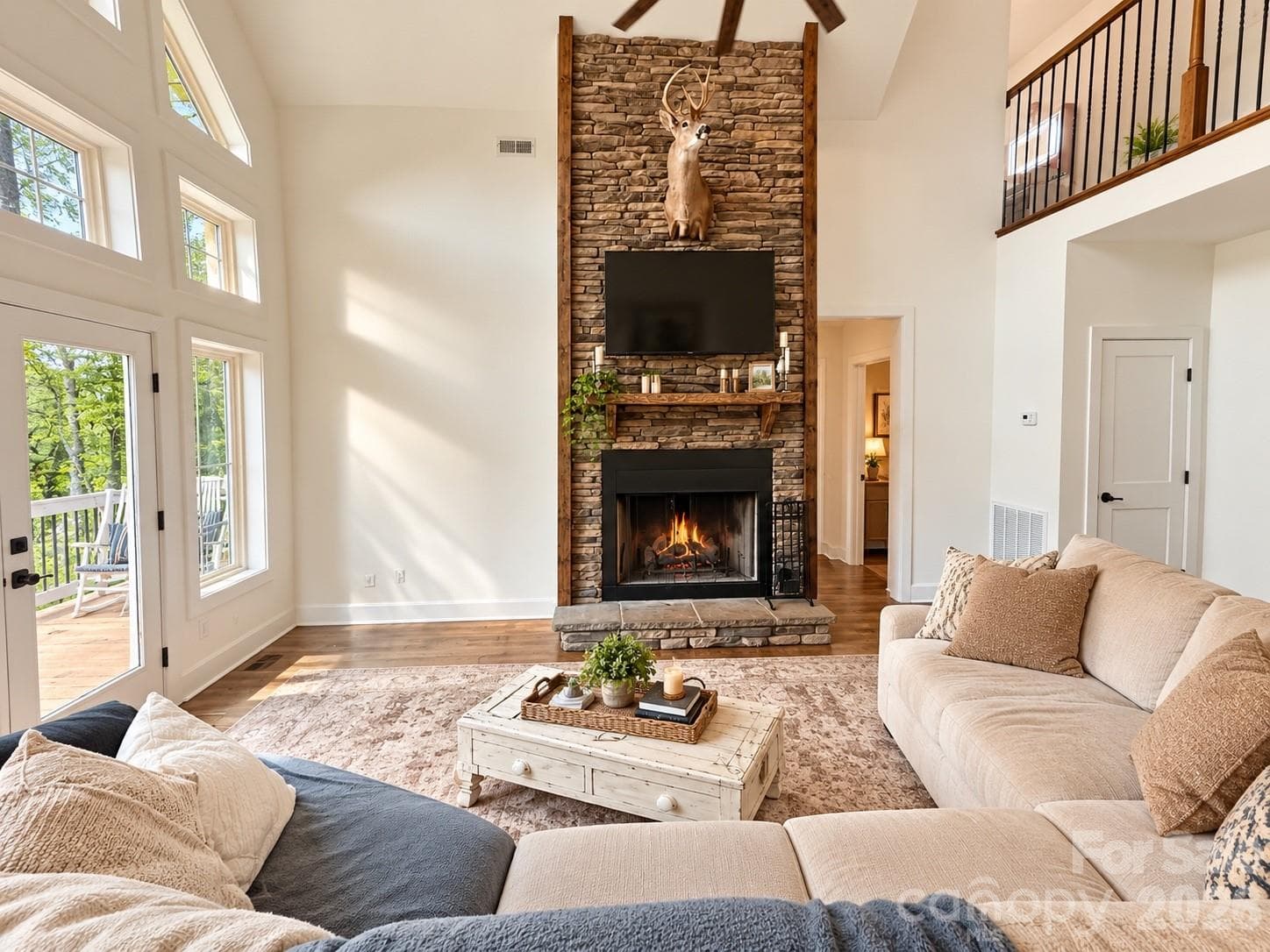 Main Floor Living with Wood Burning Fireplace - 651 Cemetery Road, Nebo