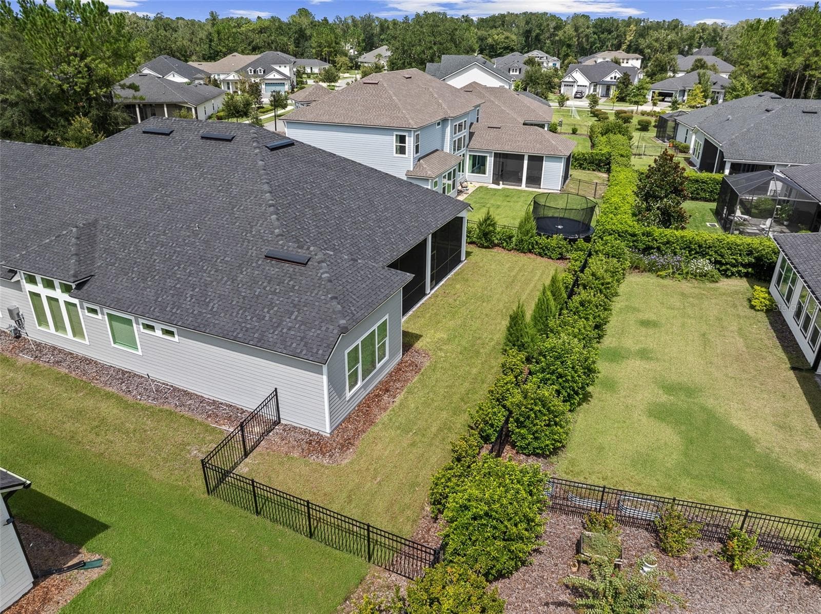 Aerial Backyard View - 3491 SW 111TH DR, GAINESVILLE