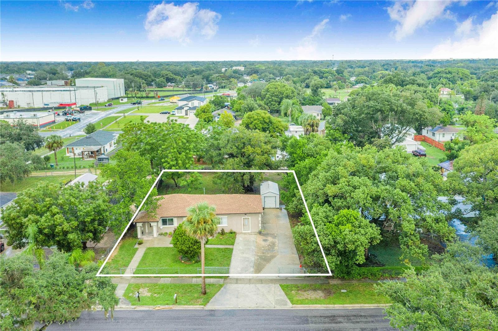 Aerial View - 6 E MAGNOLIA ST, DAVENPORT