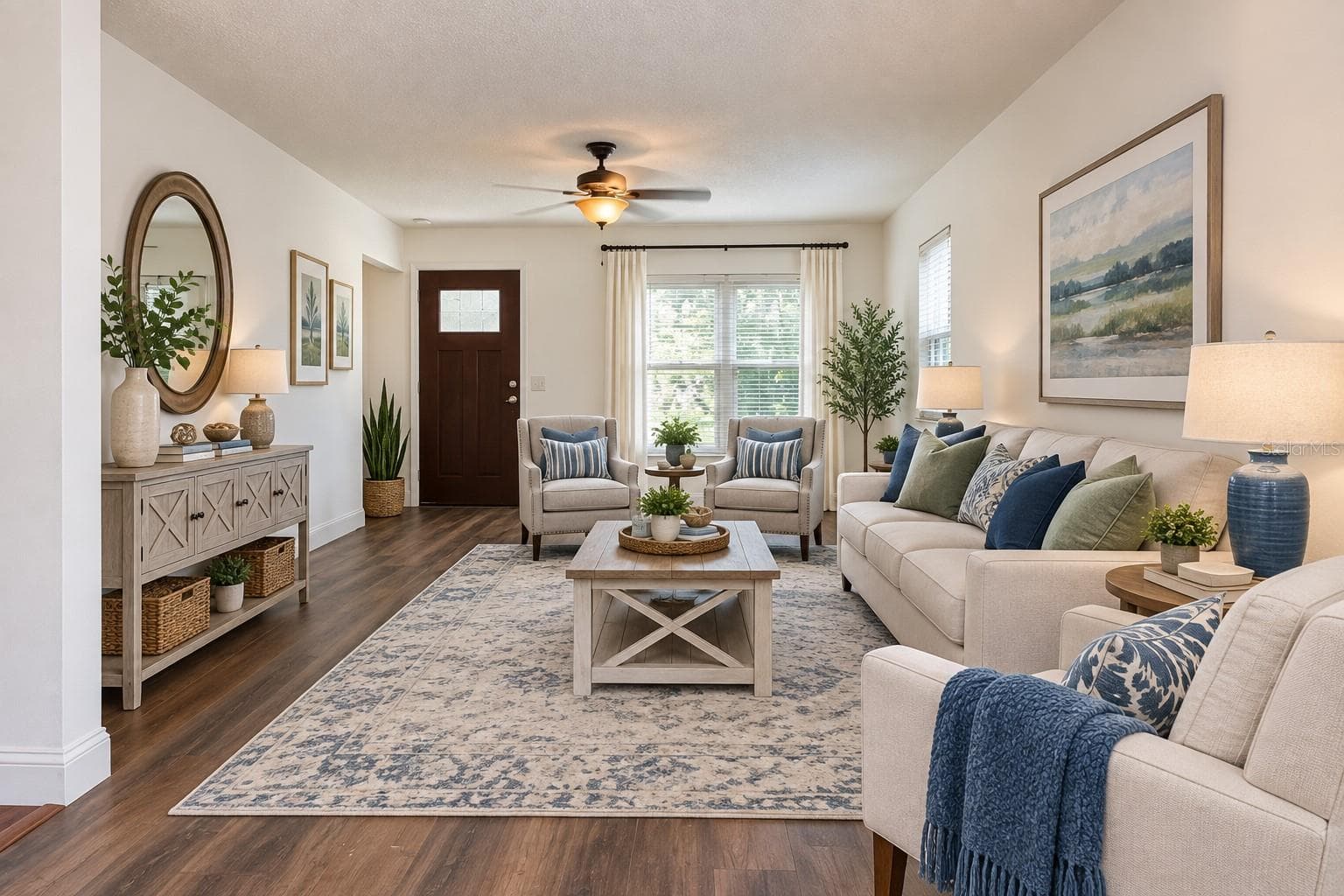 Staged Living room - 2501 LIGHTFOOT RD, WIMAUMA