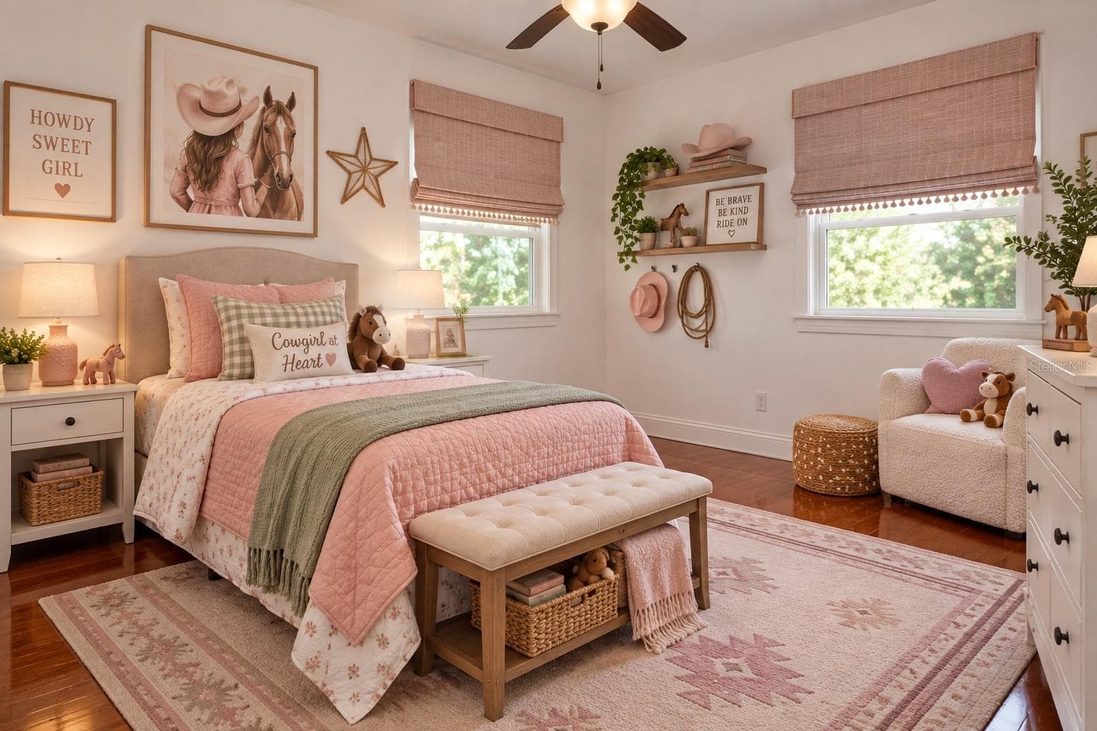 Staged Bedroom 2 - 2501 LIGHTFOOT RD, WIMAUMA