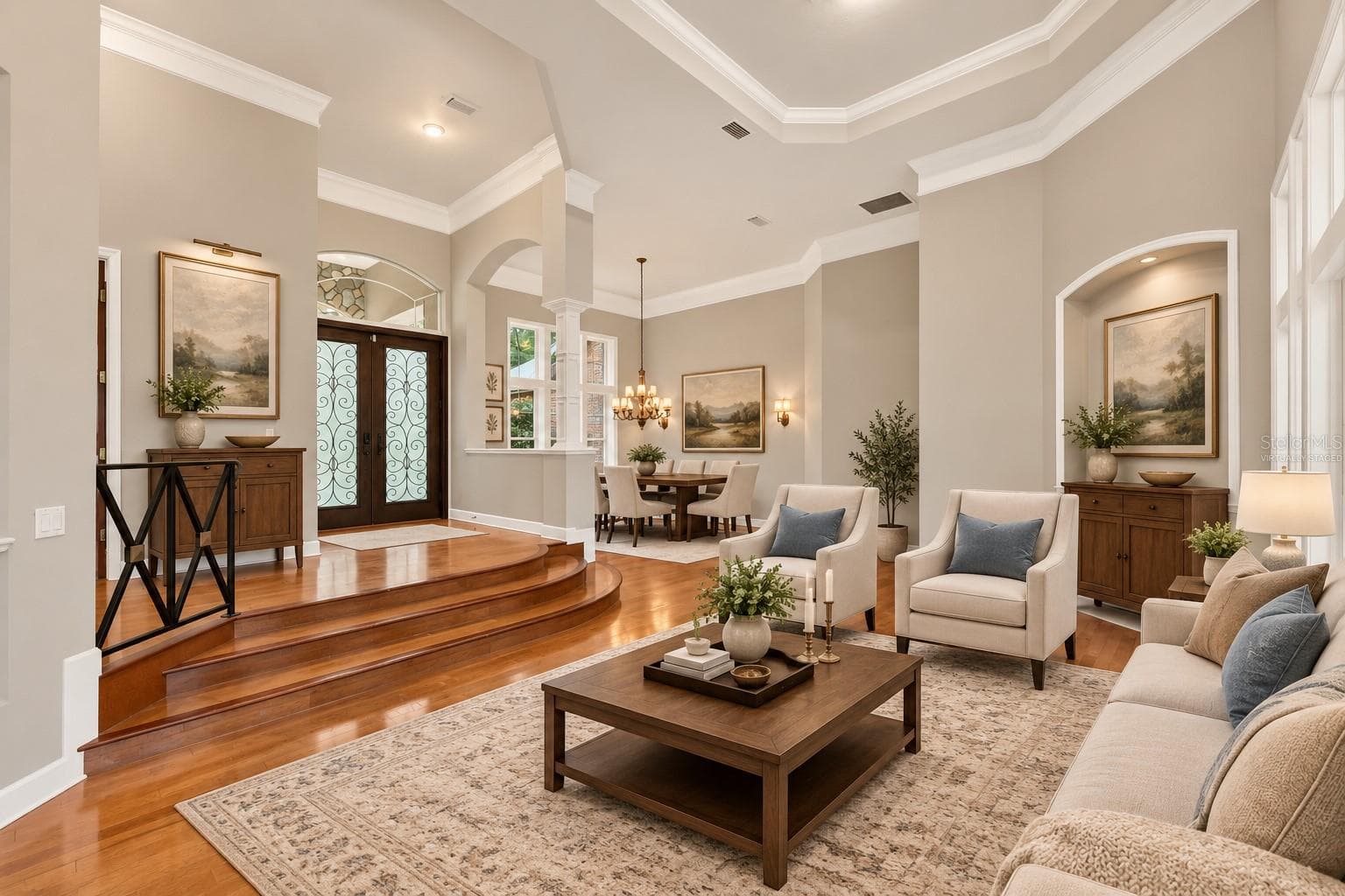 Living & Dining Rooms Virtually staged - 6505 NW 81ST BLVD, GAINESVILLE