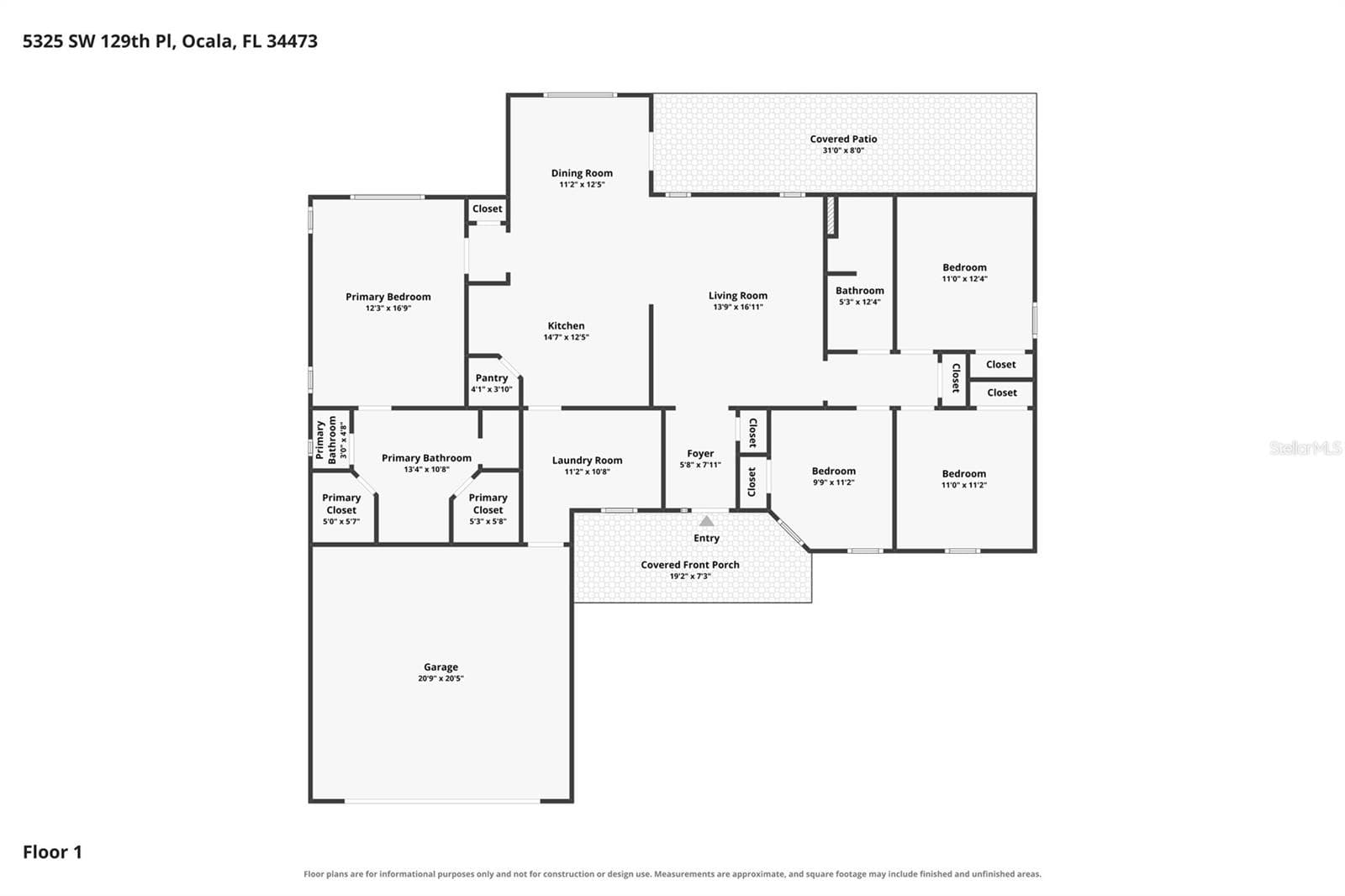 Single Family Residence at 5325 SW 129TH PL, OCALA, photo 2 of 53