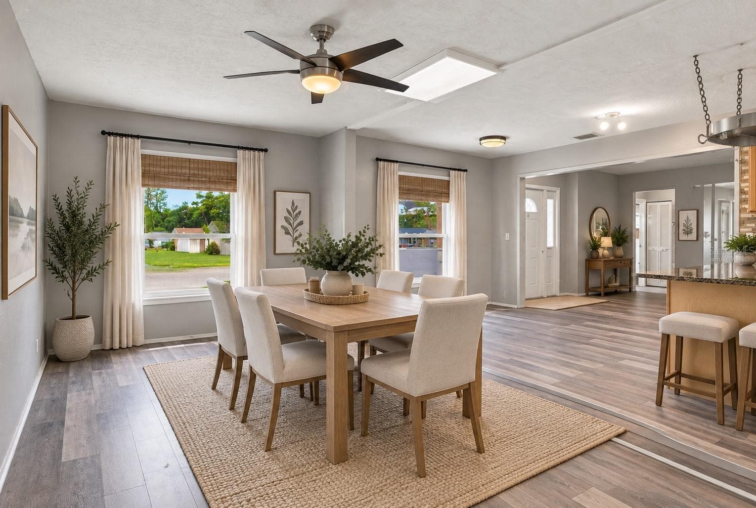 Dining Area - Virtually Staged - 3705 28TH AVE W, BRADENTON