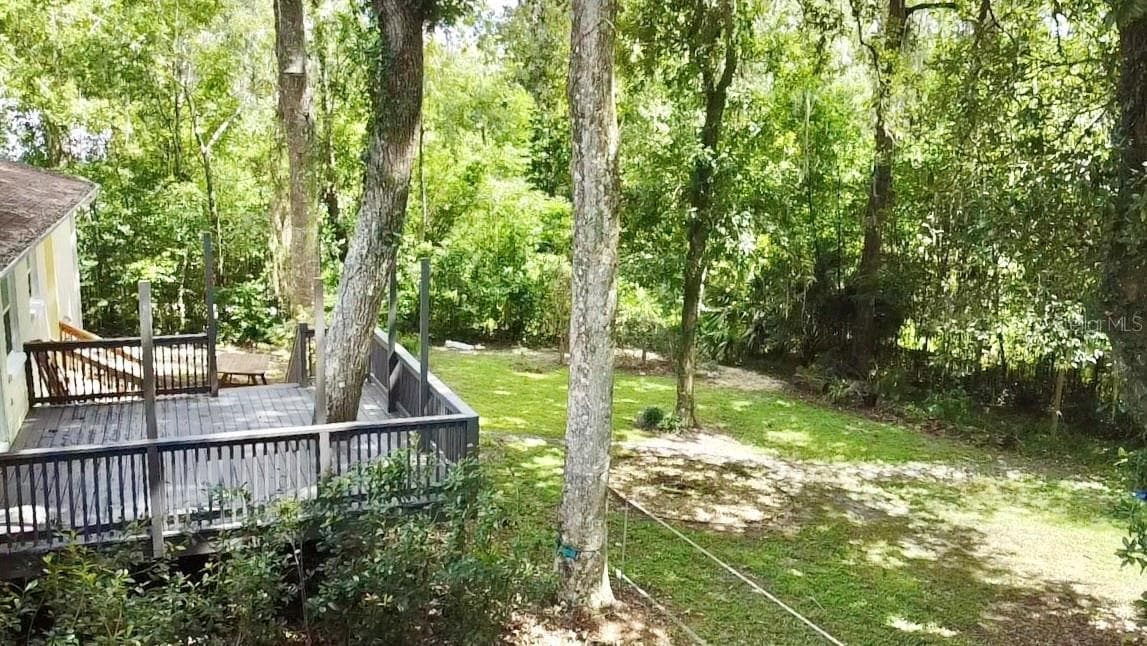 Rear deck and yard - 3305 NW 24TH AVE, GAINESVILLE