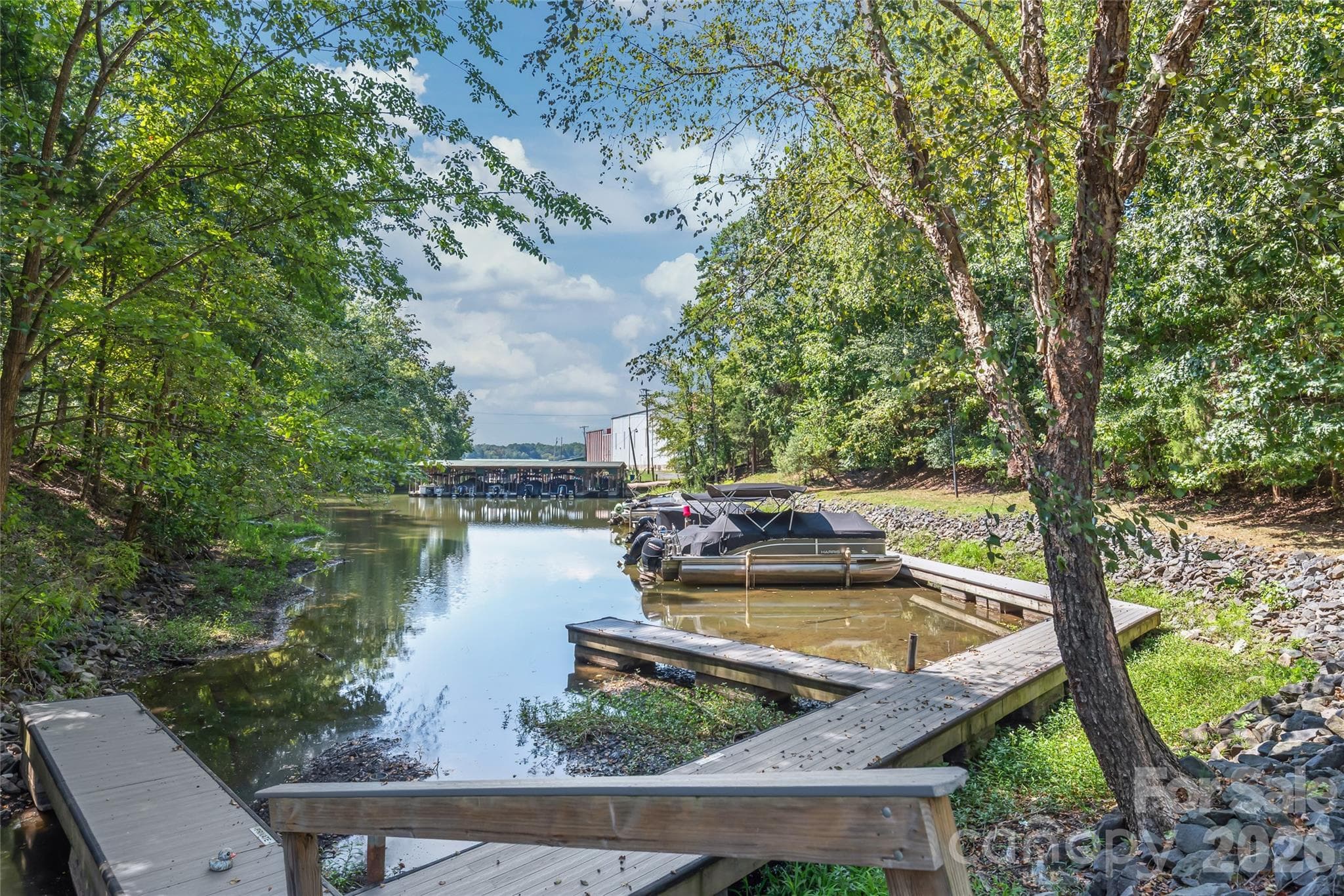 Current view with this yrs drought. Please note that dredging is currently being discussed. - 13934 Kings Carriage Lane, Charlotte