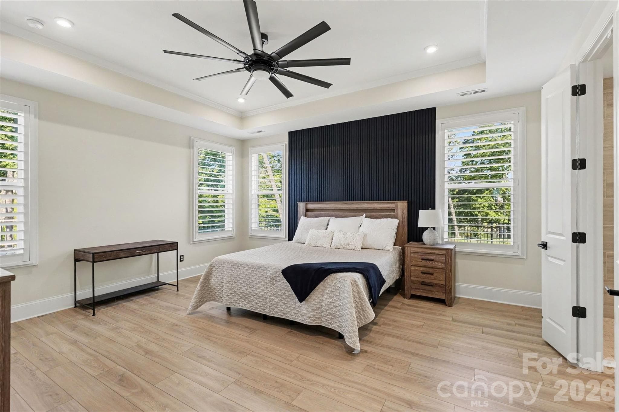 Current Primary Bedroom Staging - 8027 Longwaters Court, York