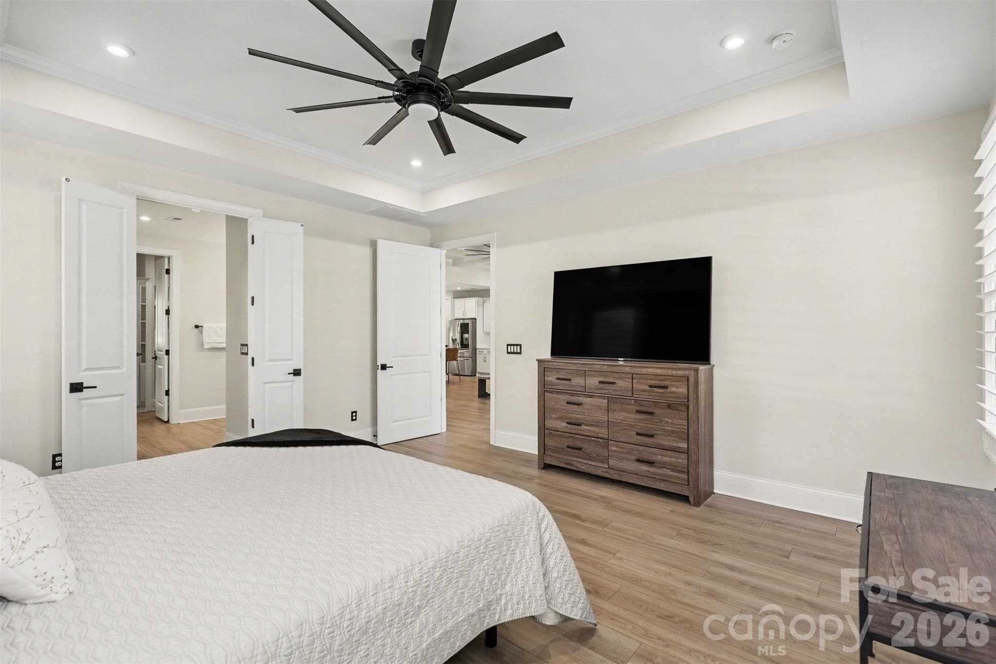 Current Primary Bedroom Staging - 8027 Longwaters Court, York