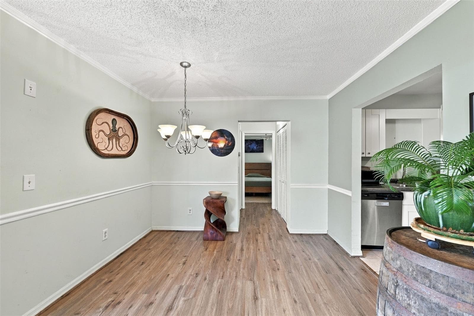 Looking into the Dining Room from the Front Door - 2227 GREENHAVEN DR #367, SUN CITY CENTER