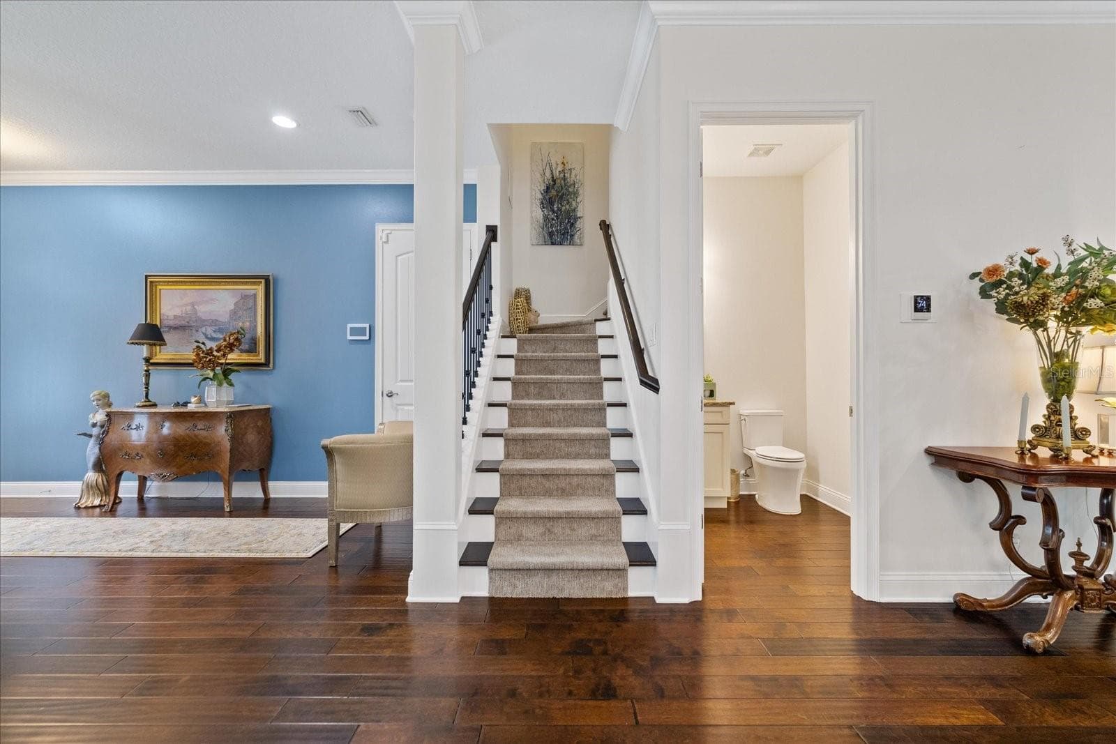 Staircase and Guest Half Bath - 2712 W GRAY ST, TAMPA