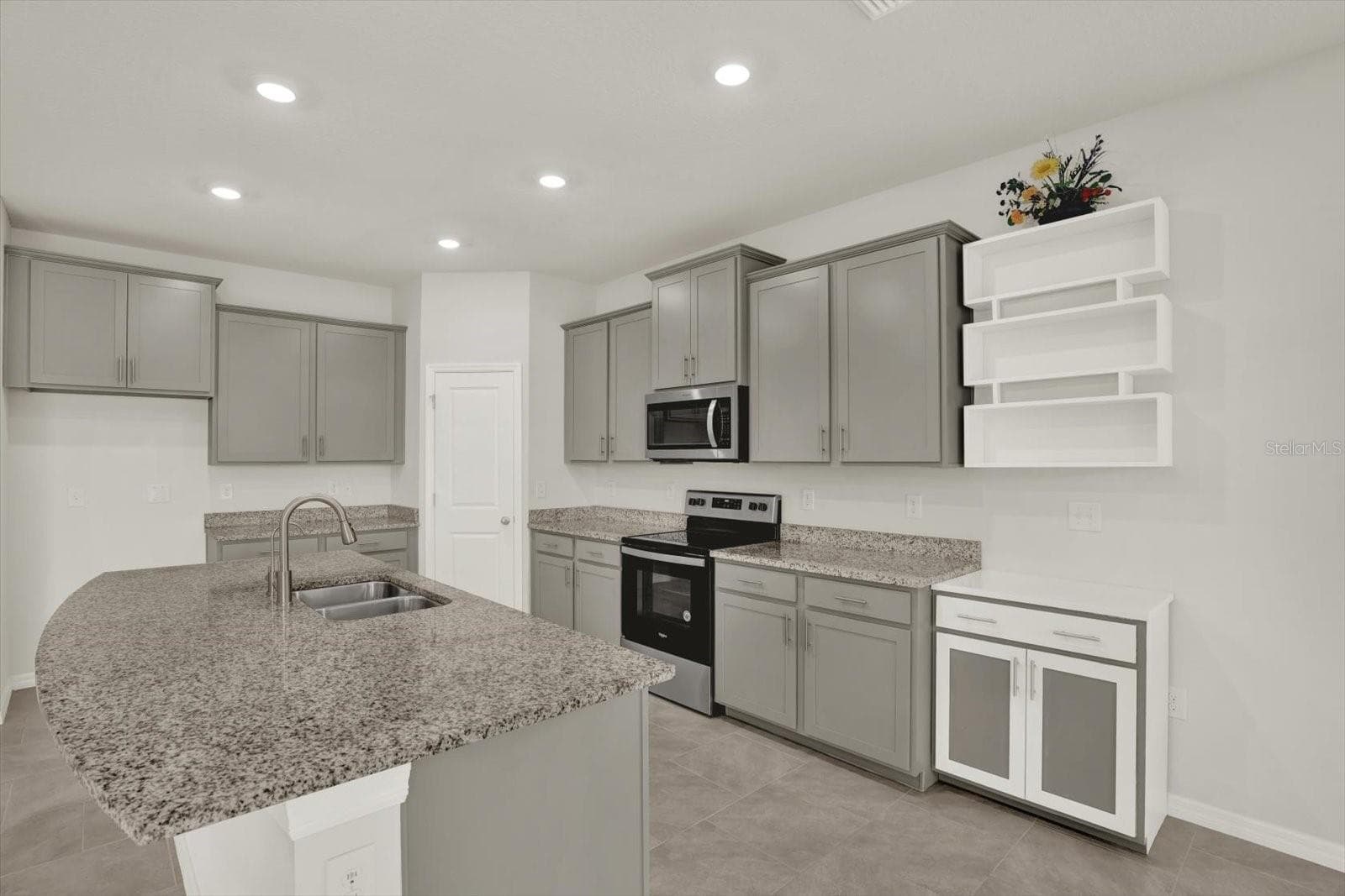 Kitchen prior to new refrigerator installed - 10966 DELTA HUFF CT, SAN ANTONIO