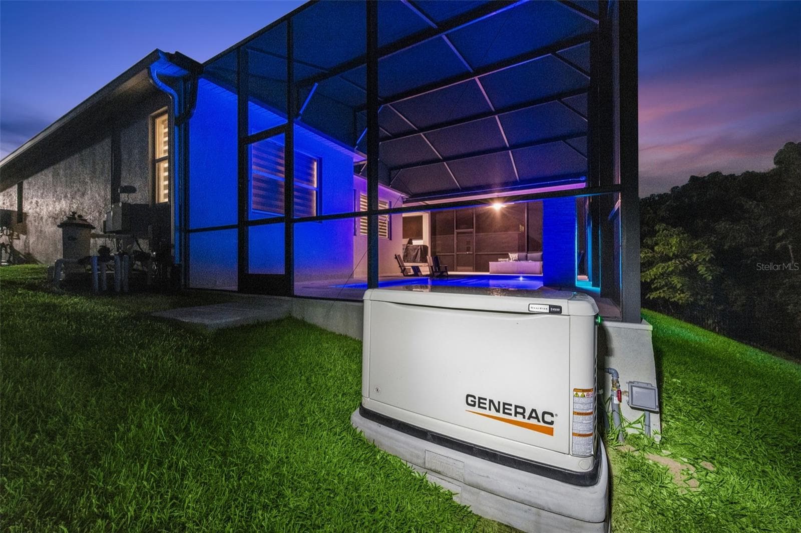 Generac generator - 2107 BAY LINE RD, OAKLAND