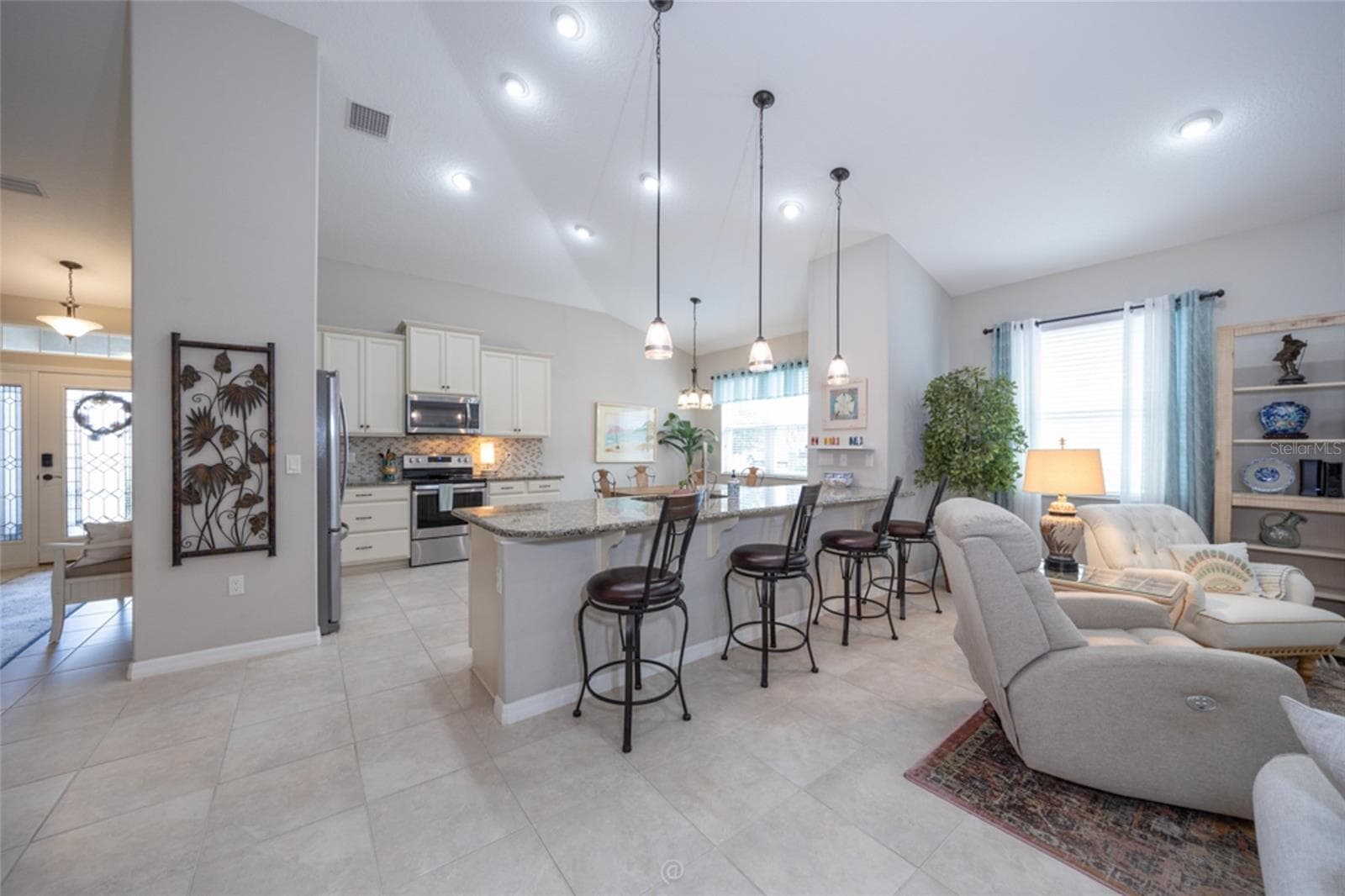 View into kitchen - 155 PARK PLACE CIR, PALM COAST
