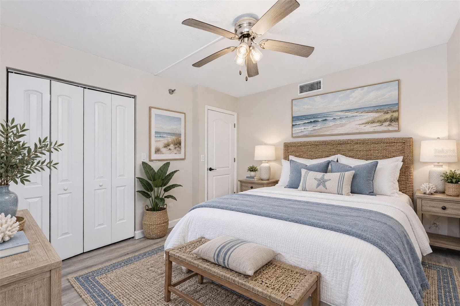 Guest Bedroom *Virtually Staged - 1751 BEACH RD #202, ENGLEWOOD
