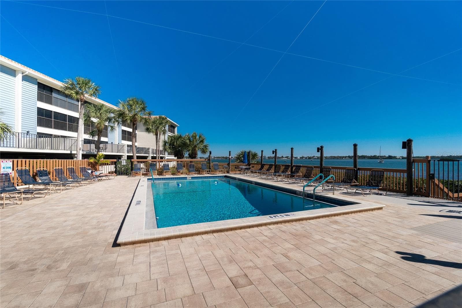 Pool closest to condo. - 1751 BEACH RD #202, ENGLEWOOD