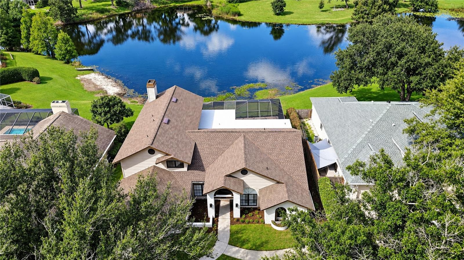 Aerial View - 806 SANDRINGHAM LN, LUTZ