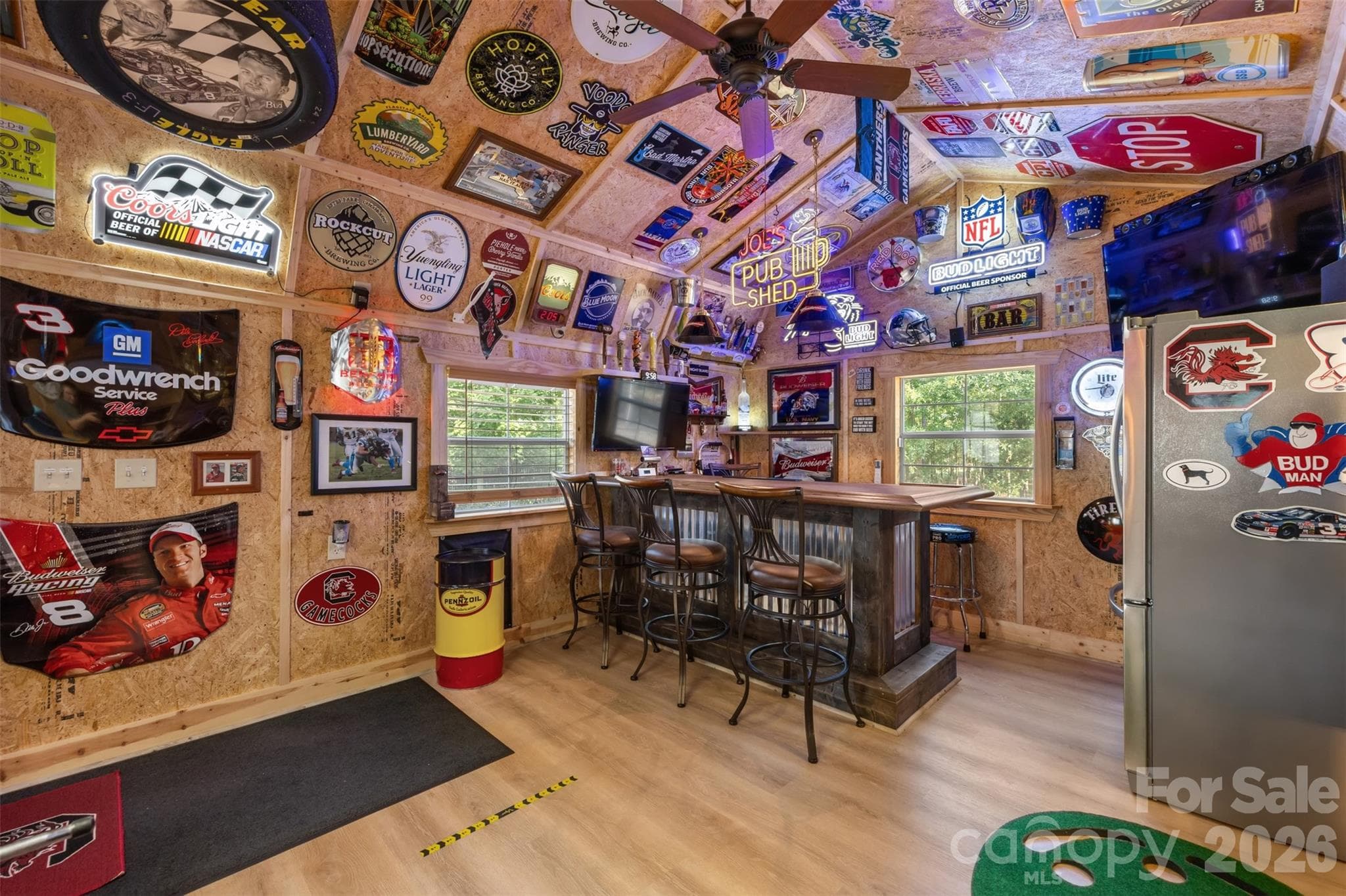 Packed with personality, this private pub is ready for game day - 1604 Aragon Beach Road, Rock Hill