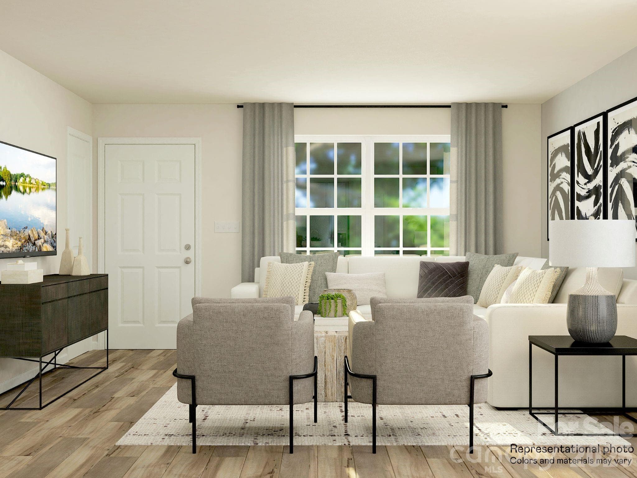Living Room - 1849 Broom Maker Drive, Bessemer City