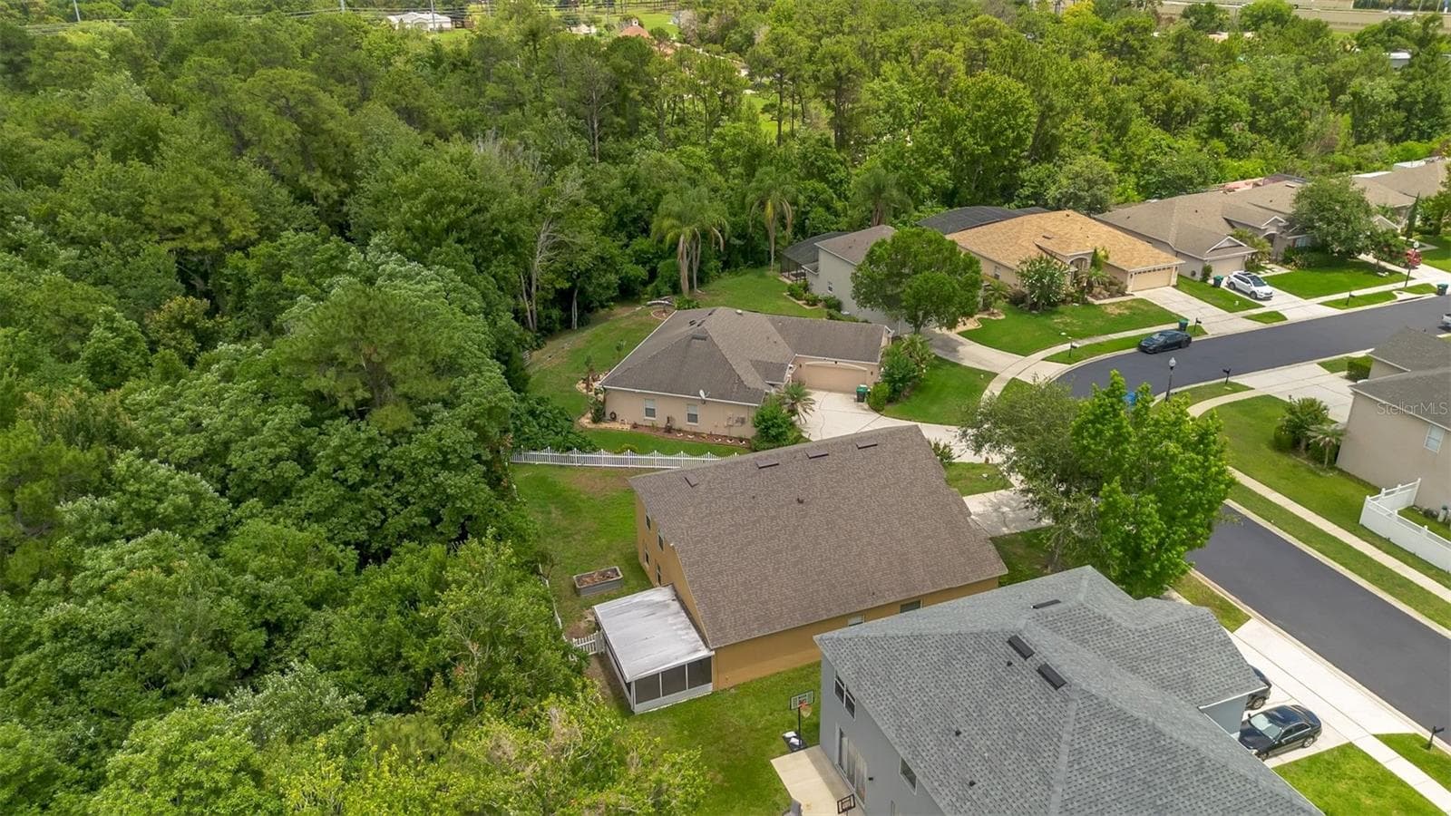 Aerial view looking east - 469 CAREY WAY, ORLANDO