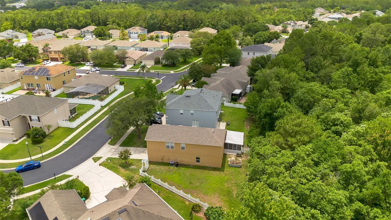 Aerial view looking west - 469 CAREY WAY, ORLANDO