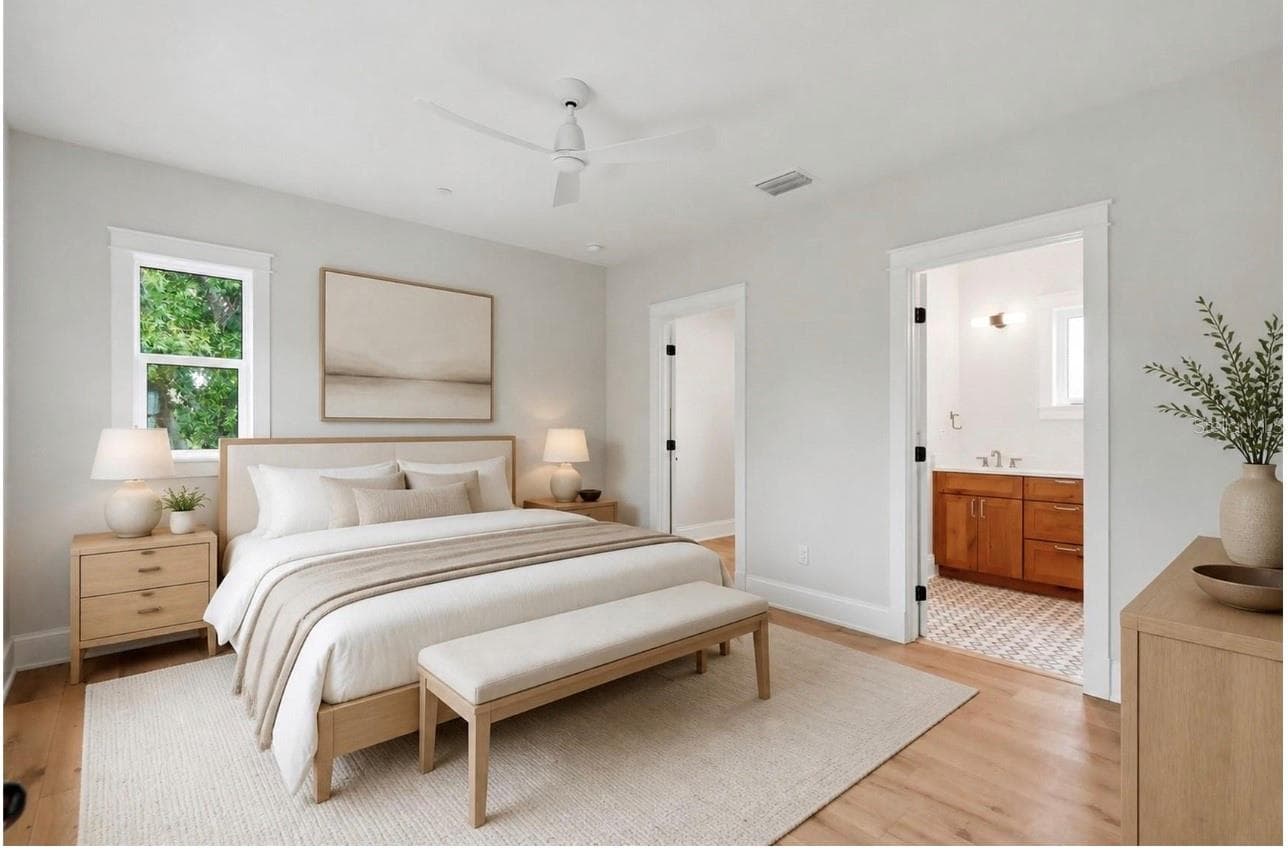 Primary Bedroom Third Floor - AI Example - 2532 1ST AVE N, ST PETERSBURG
