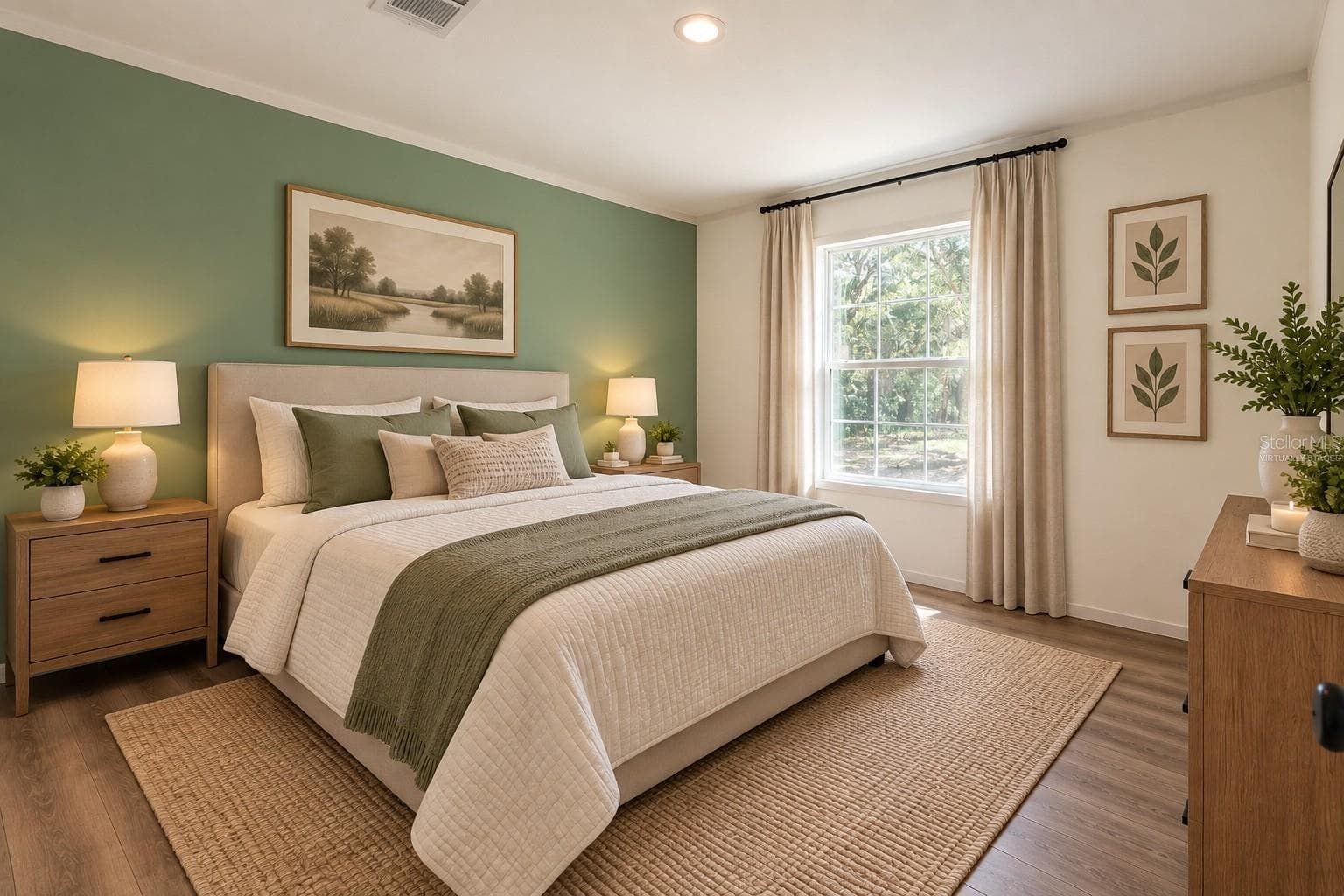 bedroom 2 virtually staged - 11691 NE 106TH CT, ARCHER