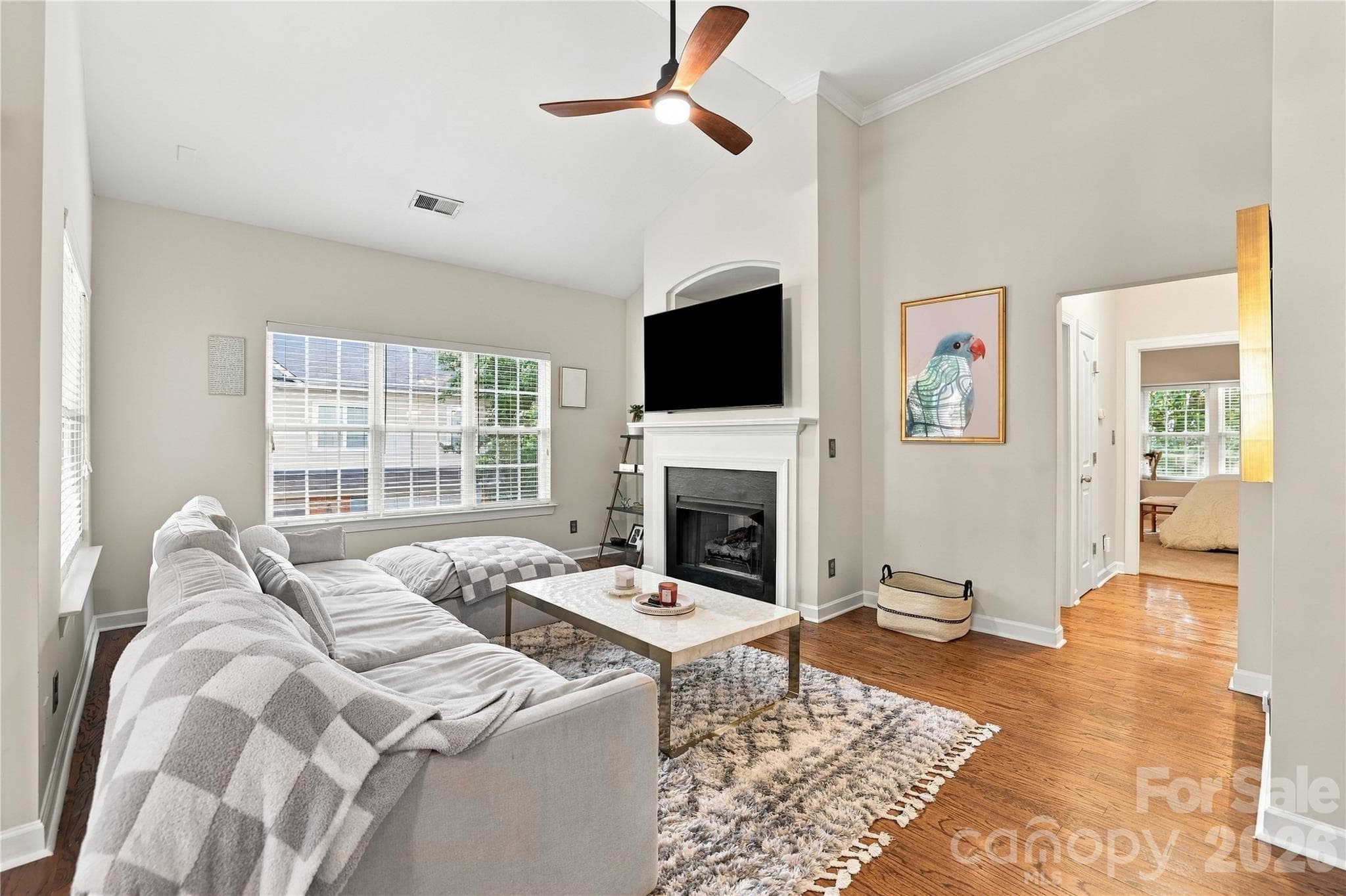 Wood floors and updated light fixtures - 15329 Jade Street, Charlotte