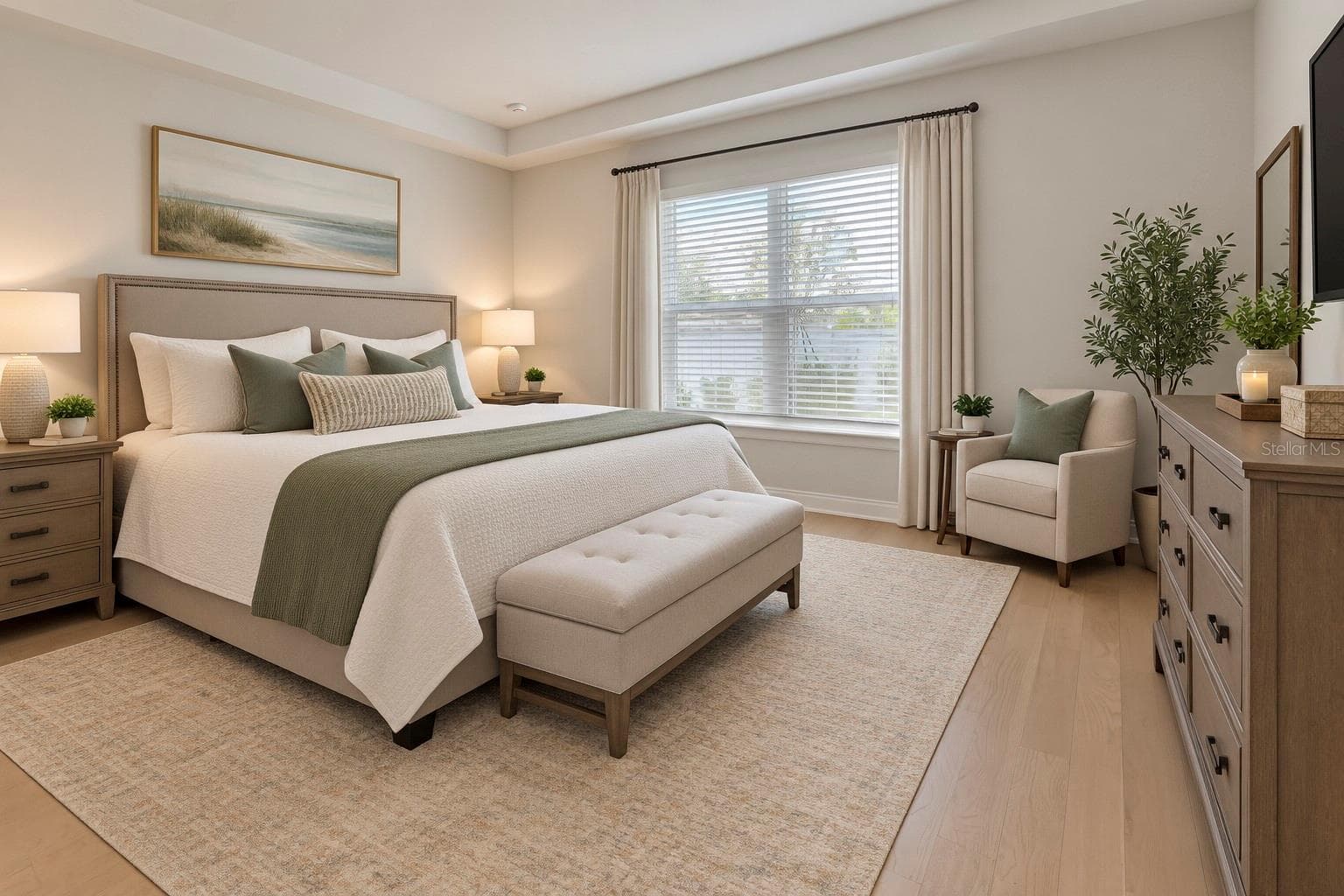 Staged primary suite - 1022 MEGANO BLVD, DELAND
