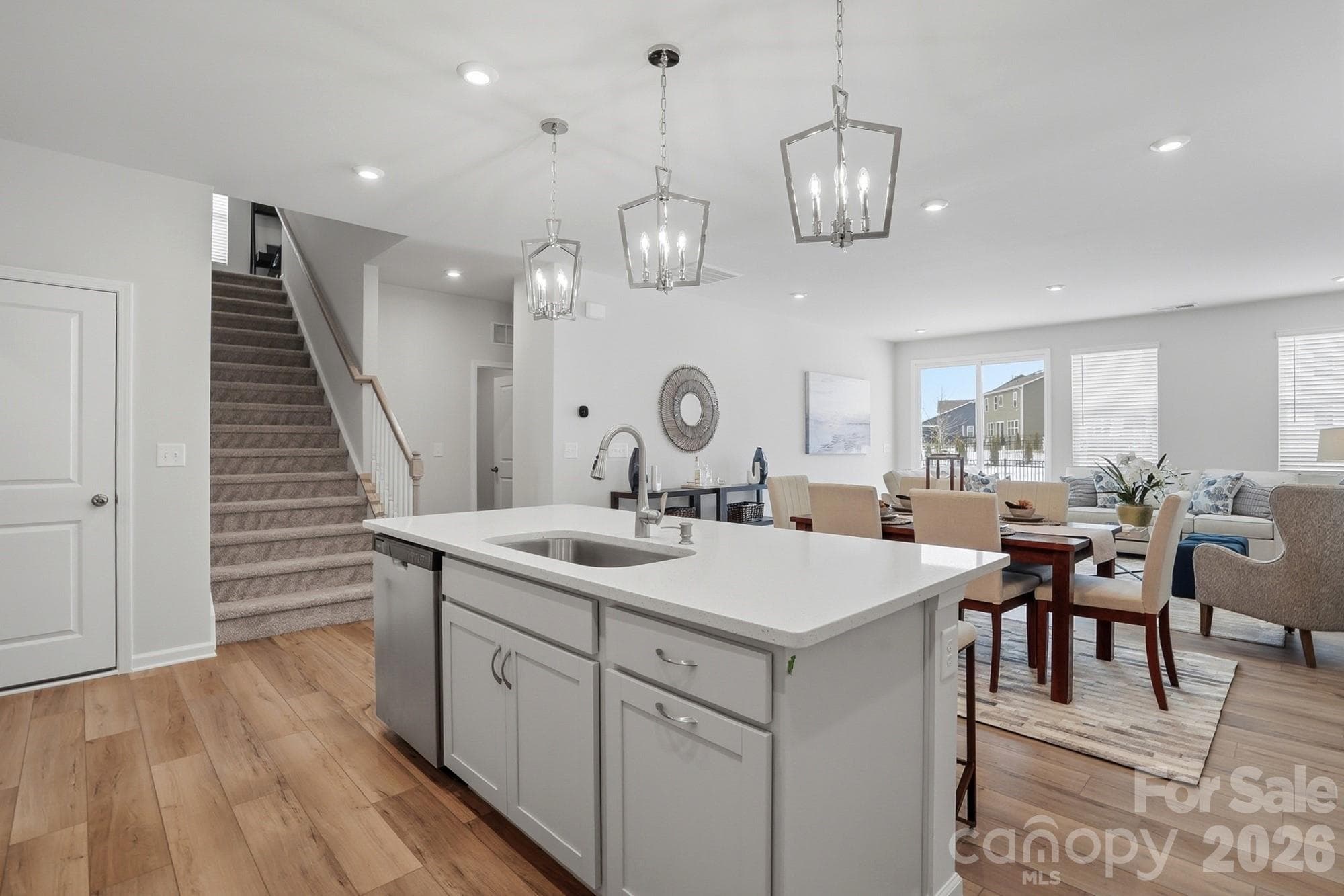 Kitchen, dinning and gathering room - 1452 McCollum Street, Monroe