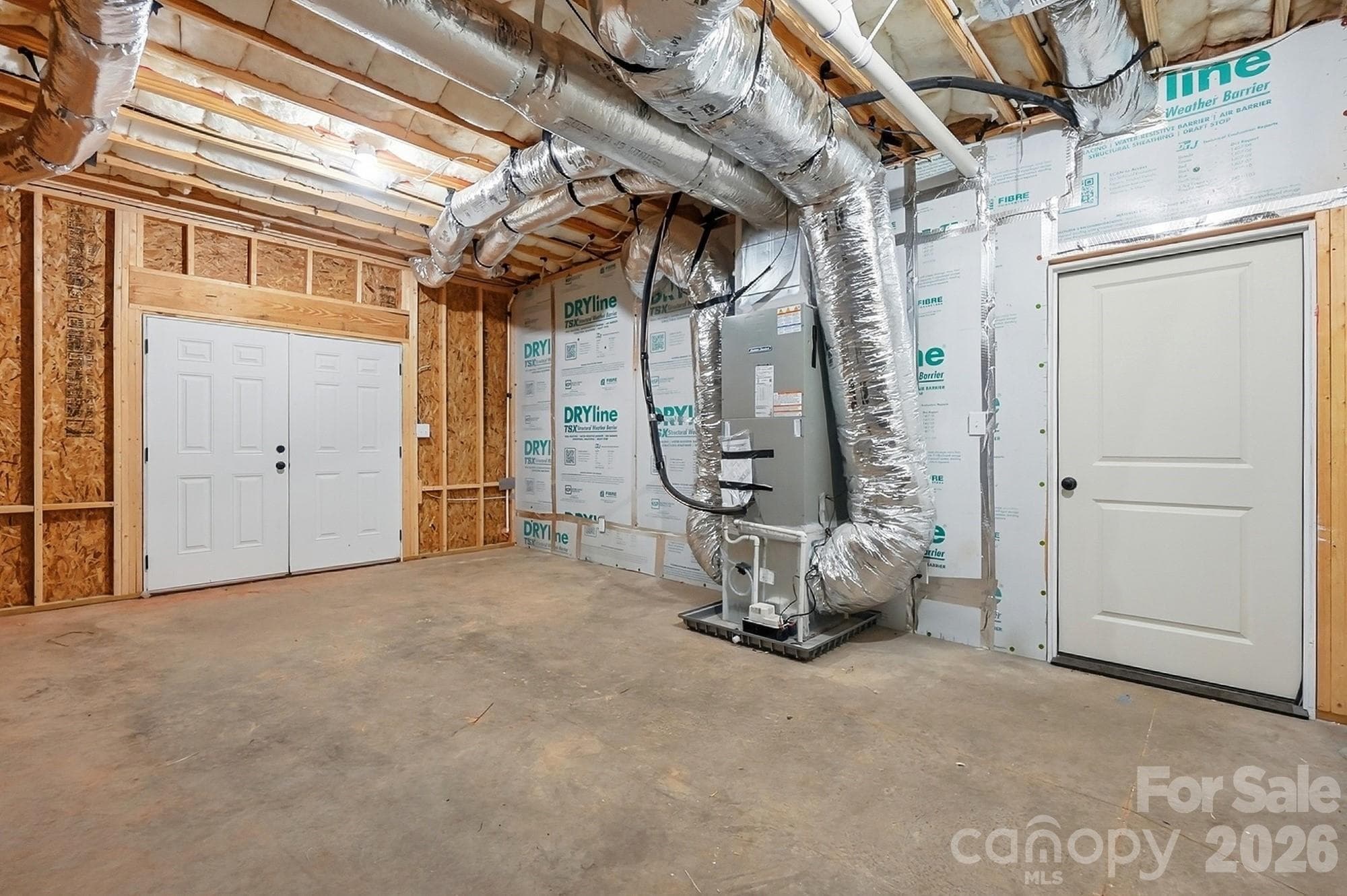 Basement double doors and side entry door - 6097 Tinsley Court, Sherrills Ford