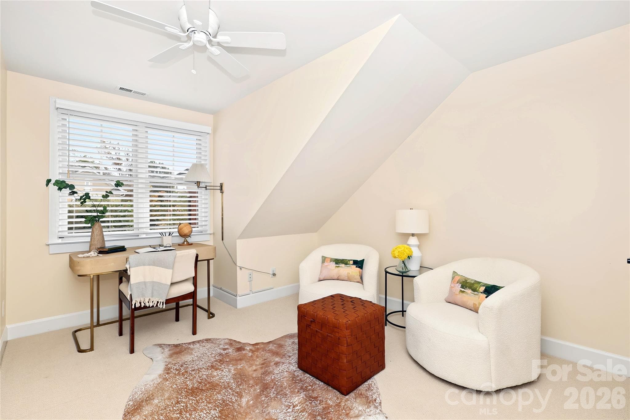 Guest Bedroom currently staged as an office - 225 Sloane Square Way, Charlotte