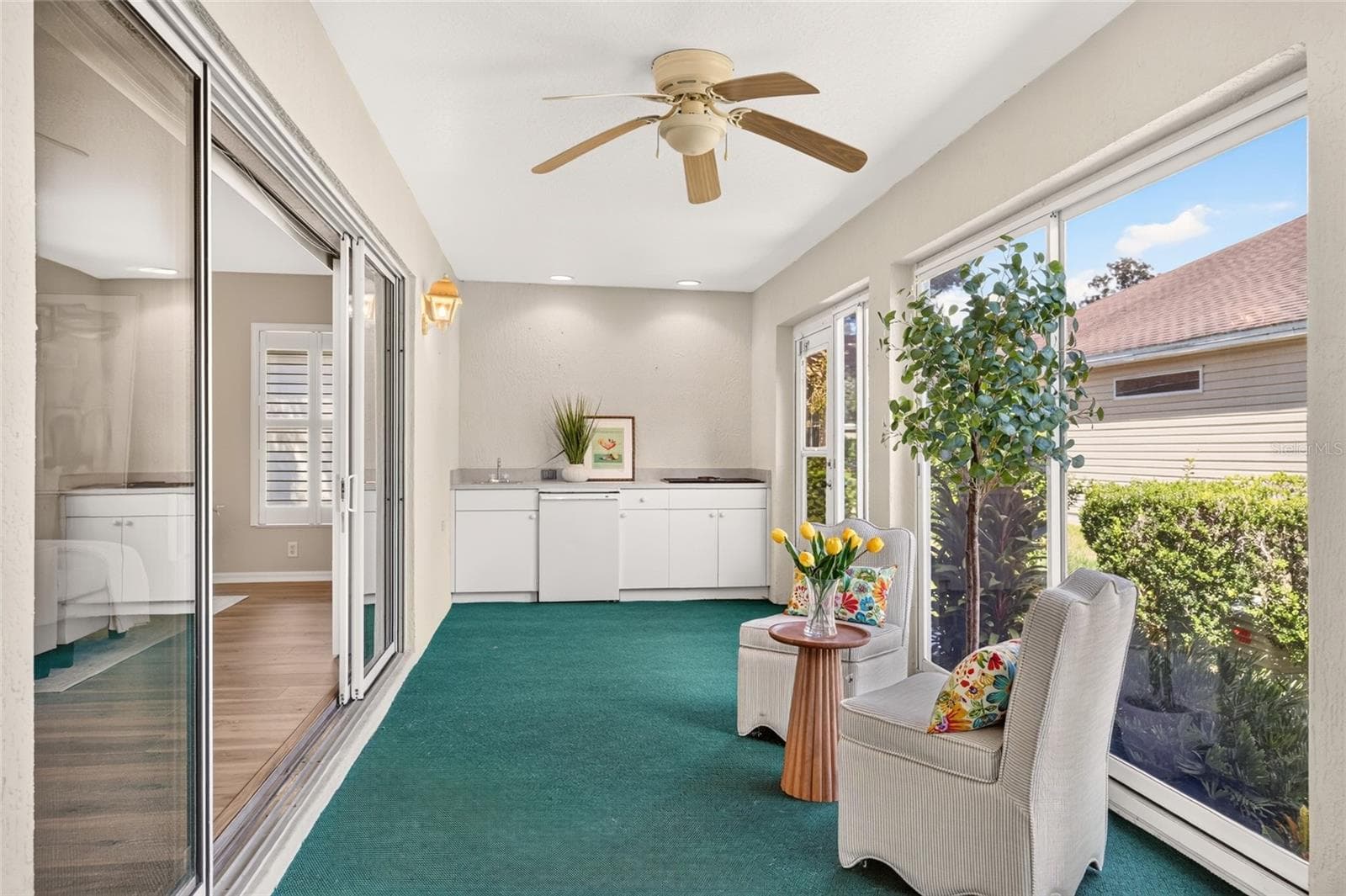From the primary bedroom patio door - 17101 SE 94TH BERRIEN CT, THE VILLAGES