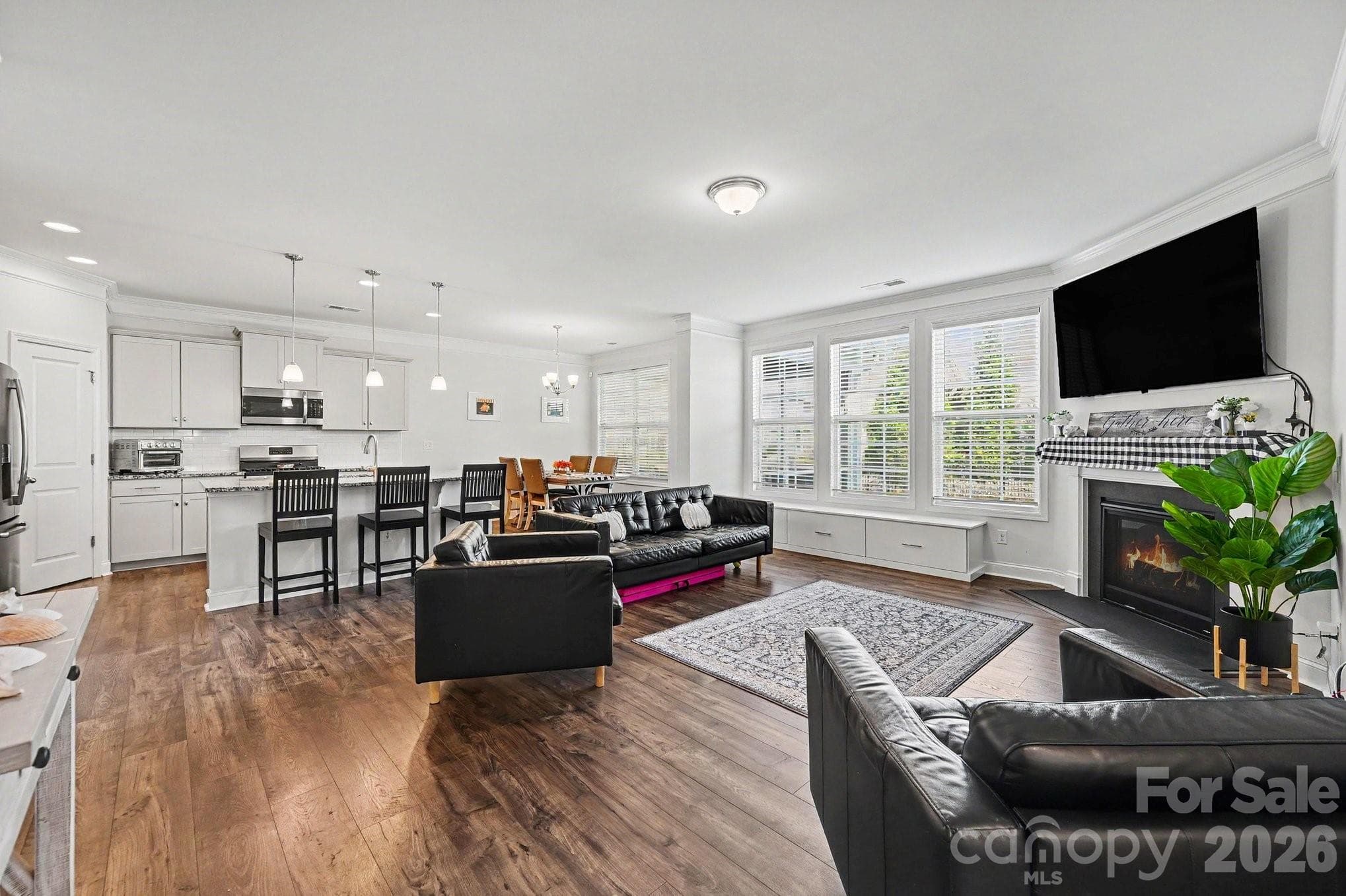 Open concept living area for easy flow - 5710 Rainbow Lane, Indian Land