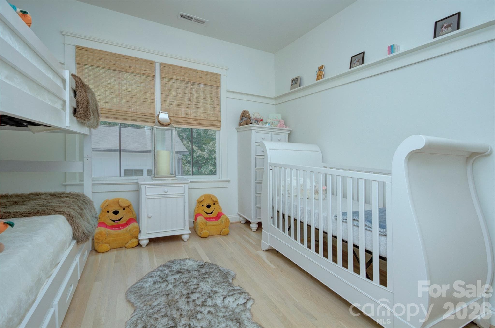 Secondary bedroom with  white oak floors - 2561 Lower Assembly Drive, Fort Mill