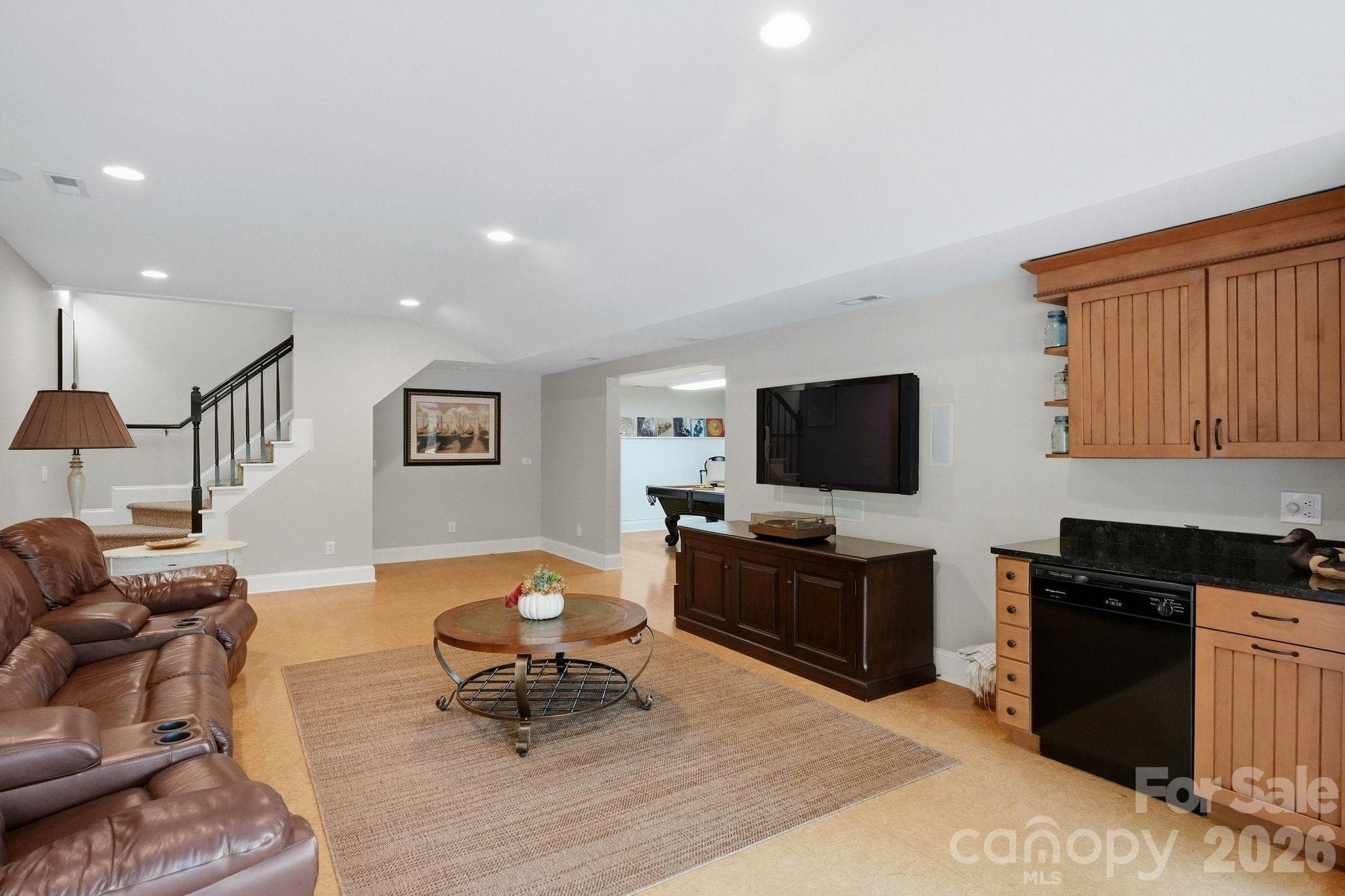 Lover level rec room - 6719 Seton House Lane, Charlotte