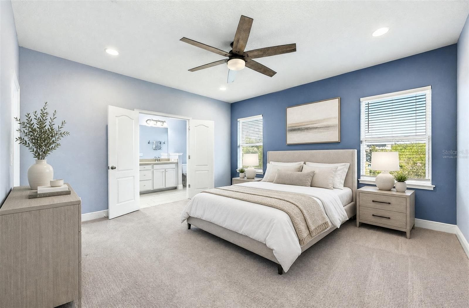Spacious primary suite. Virtually Staged. - 14061 WALCOTT AVE, ORLANDO