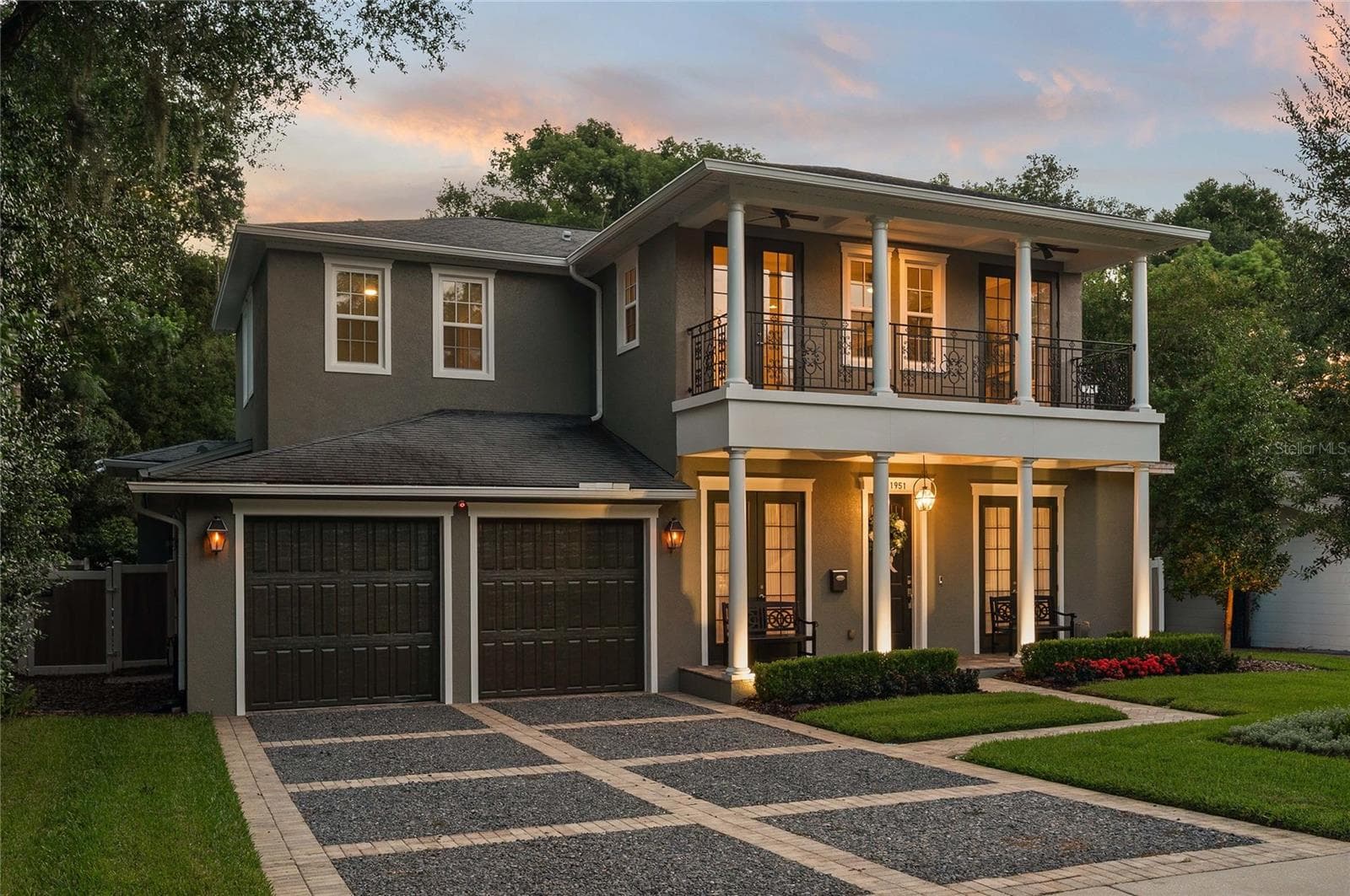 The home is beautiful both day and night. - 1951 WINTER PARK RD, WINTER PARK