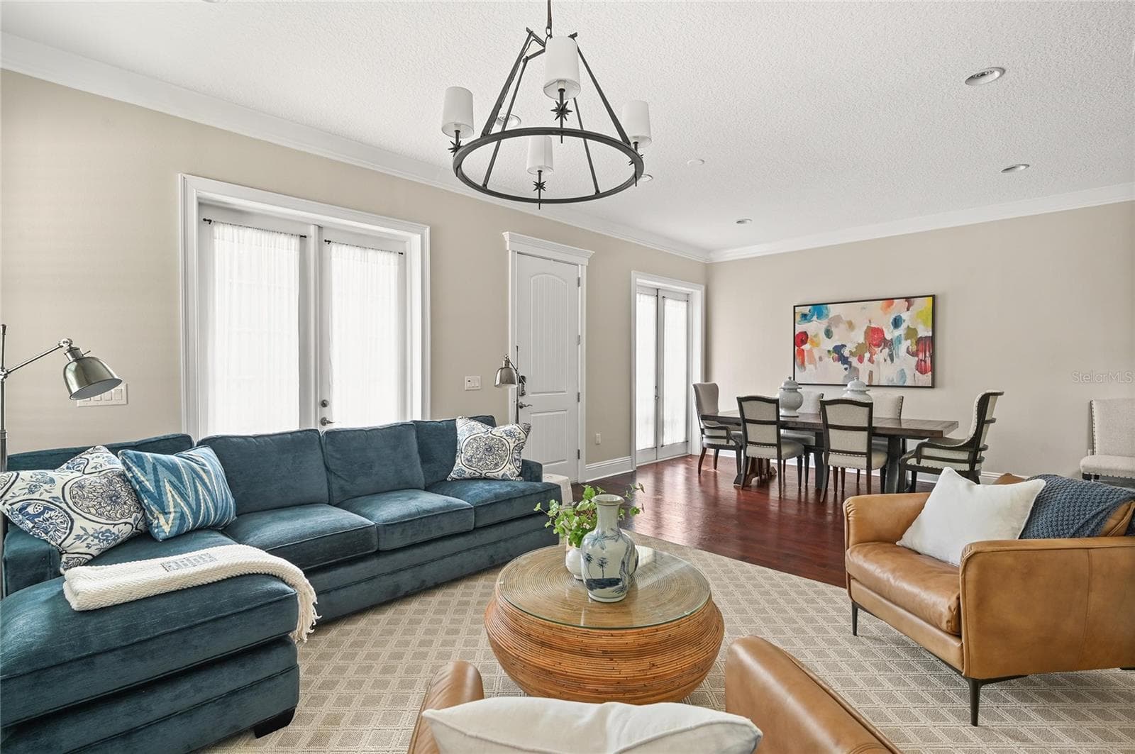 The layout provides ample space for a large dining table. - 1951 WINTER PARK RD, WINTER PARK