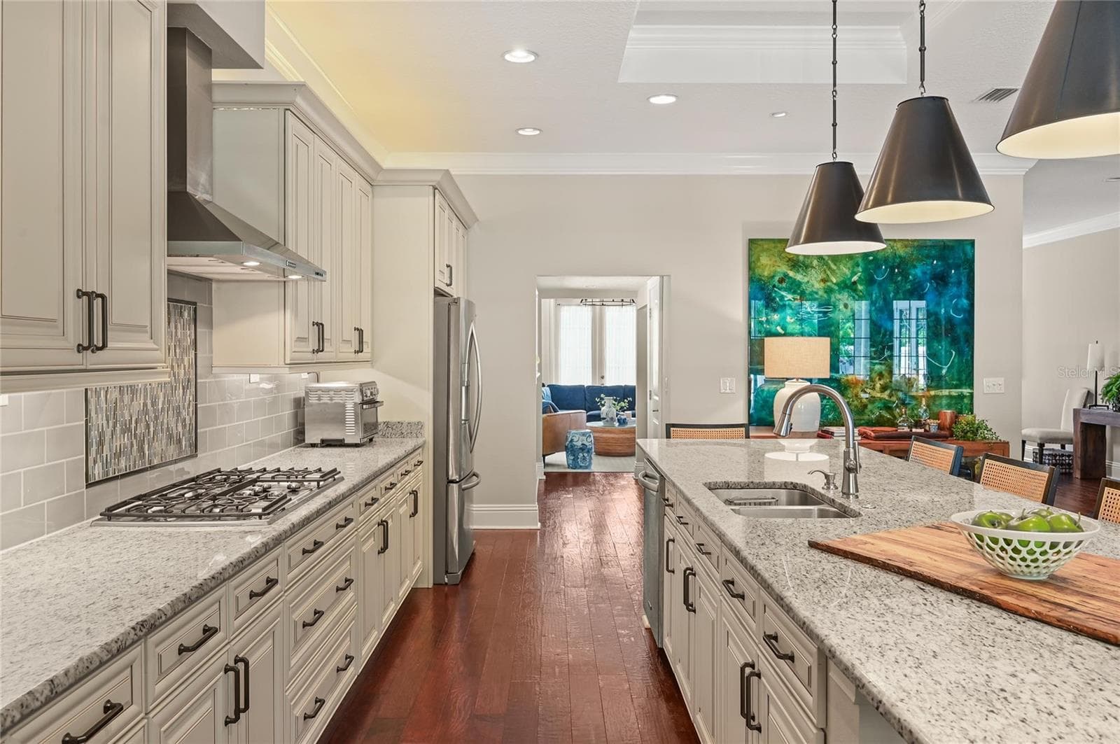 Hardwood is continuous, making the space live large. - 1951 WINTER PARK RD, WINTER PARK