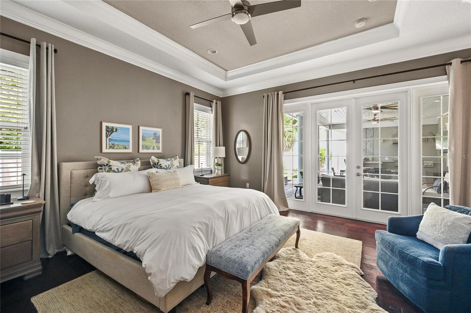 Large french doors and windows create a delightful space. - 1951 WINTER PARK RD, WINTER PARK