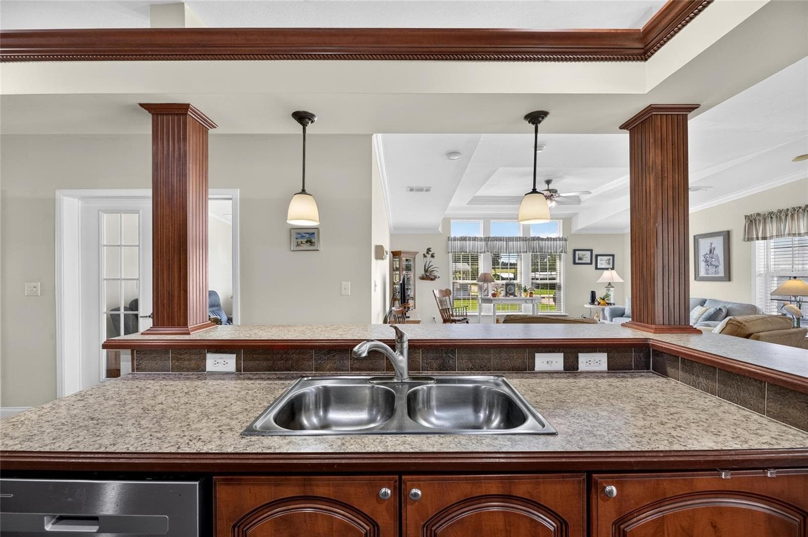 amazing view even from the kitchen sink - 10054 COLLINGWOOD AVE, DADE CITY