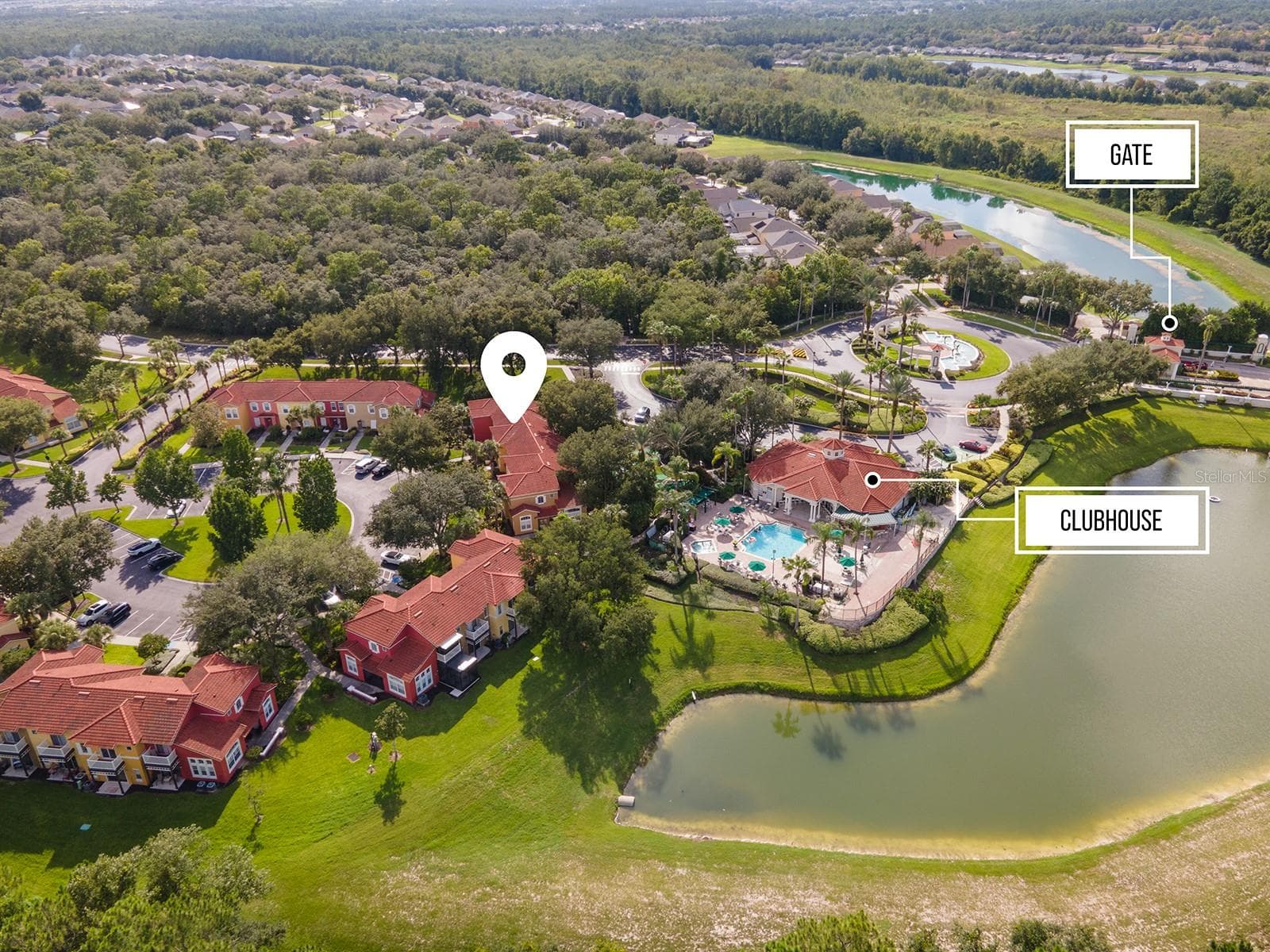 Aerial image overview - 2782 SUN KEY PL, KISSIMMEE