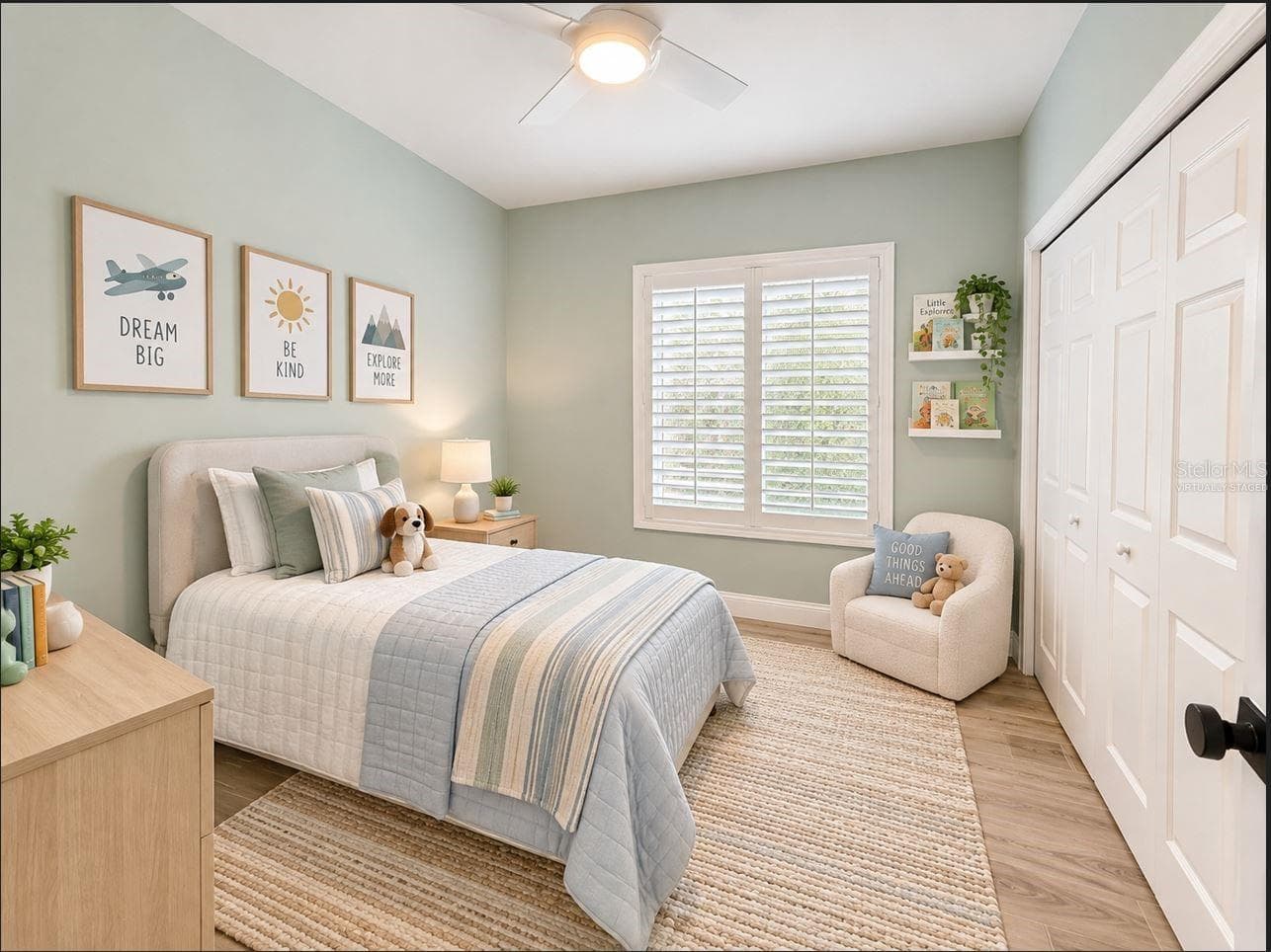 Bedroom 2 Virtually Staged - 414 BROADVIEW AVE, ALTAMONTE SPRINGS