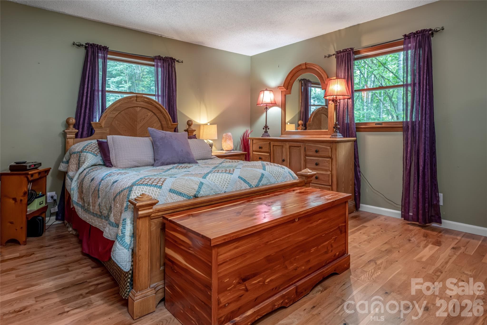 Primary bedroom on main - 101 Guffey Mountain Road, Fairview