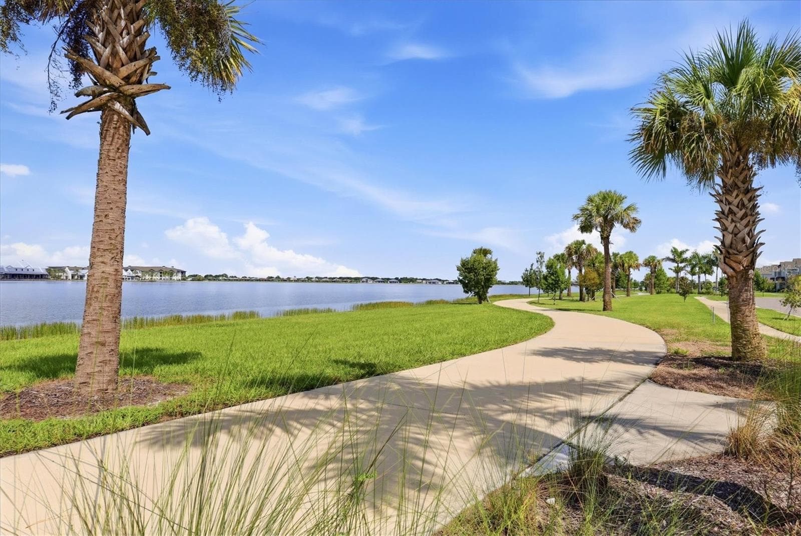 Walking trail around Kingfisher Lake, steps from Waterside Place - 7392 CABIN LN, SARASOTA