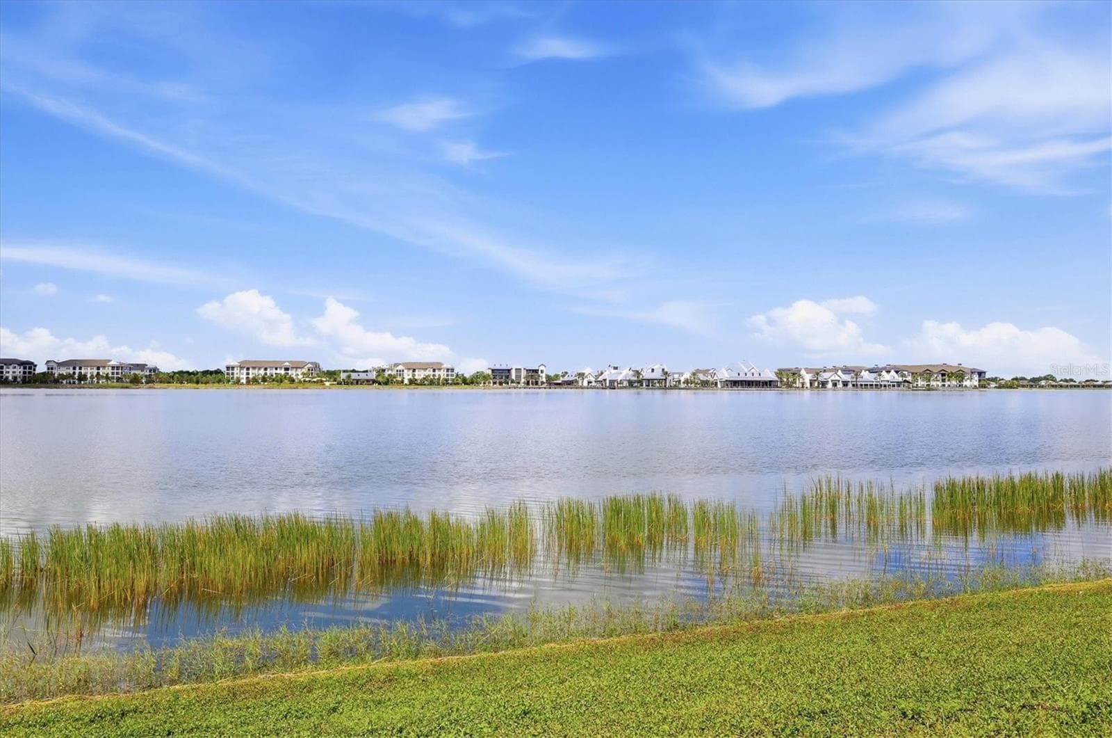Waterside Place view from lake - 7392 CABIN LN, SARASOTA