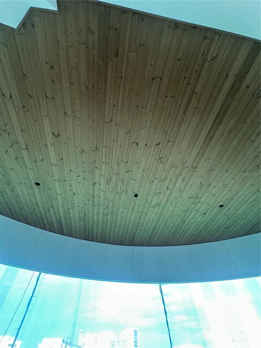 Tongue & Groove wood balcony ceilings - 290 COCOANUT AVE #601, SARASOTA