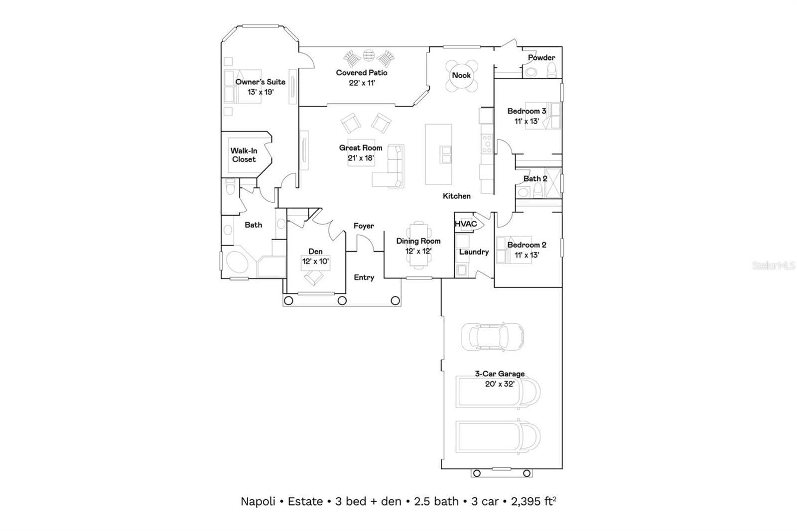 Floor Plan - 15179 SEQUOIA CT, PUNTA GORDA