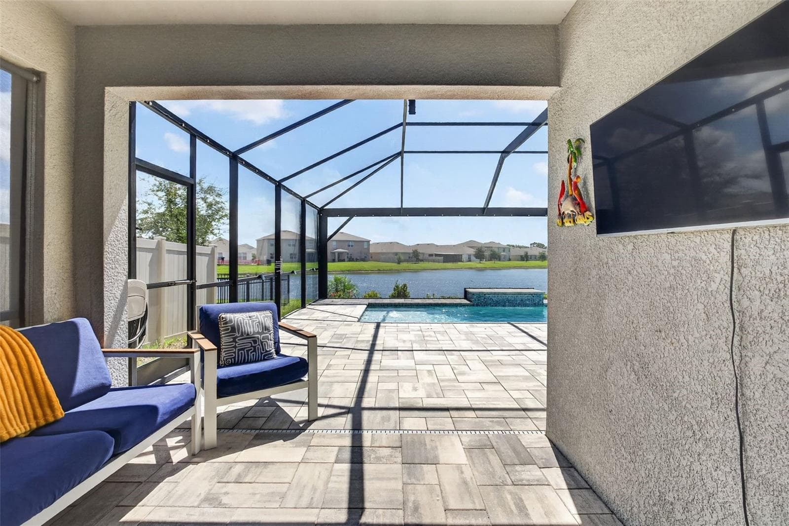 Lanai - tile pavers - 17206 RESERVA DR, BRADENTON