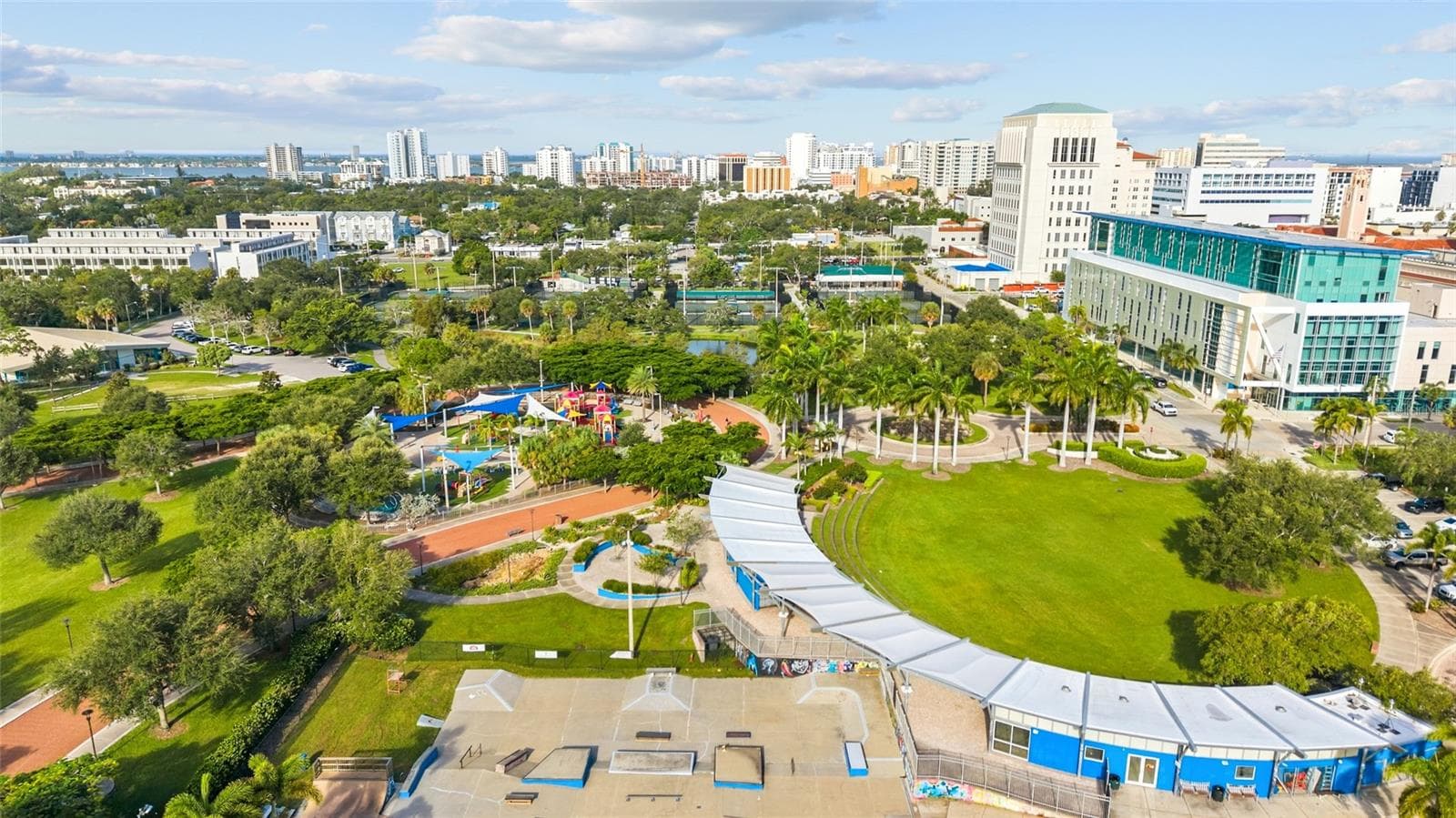 View of Downtown Sarasota from Payne Park - 2520 E MILMAR DR, SARASOTA